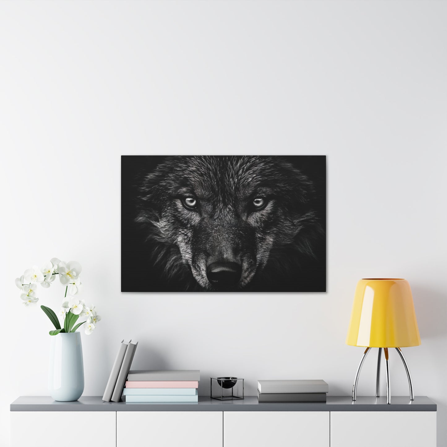 "Night Eyes"  Canvas Stretched, 0.75" - Print