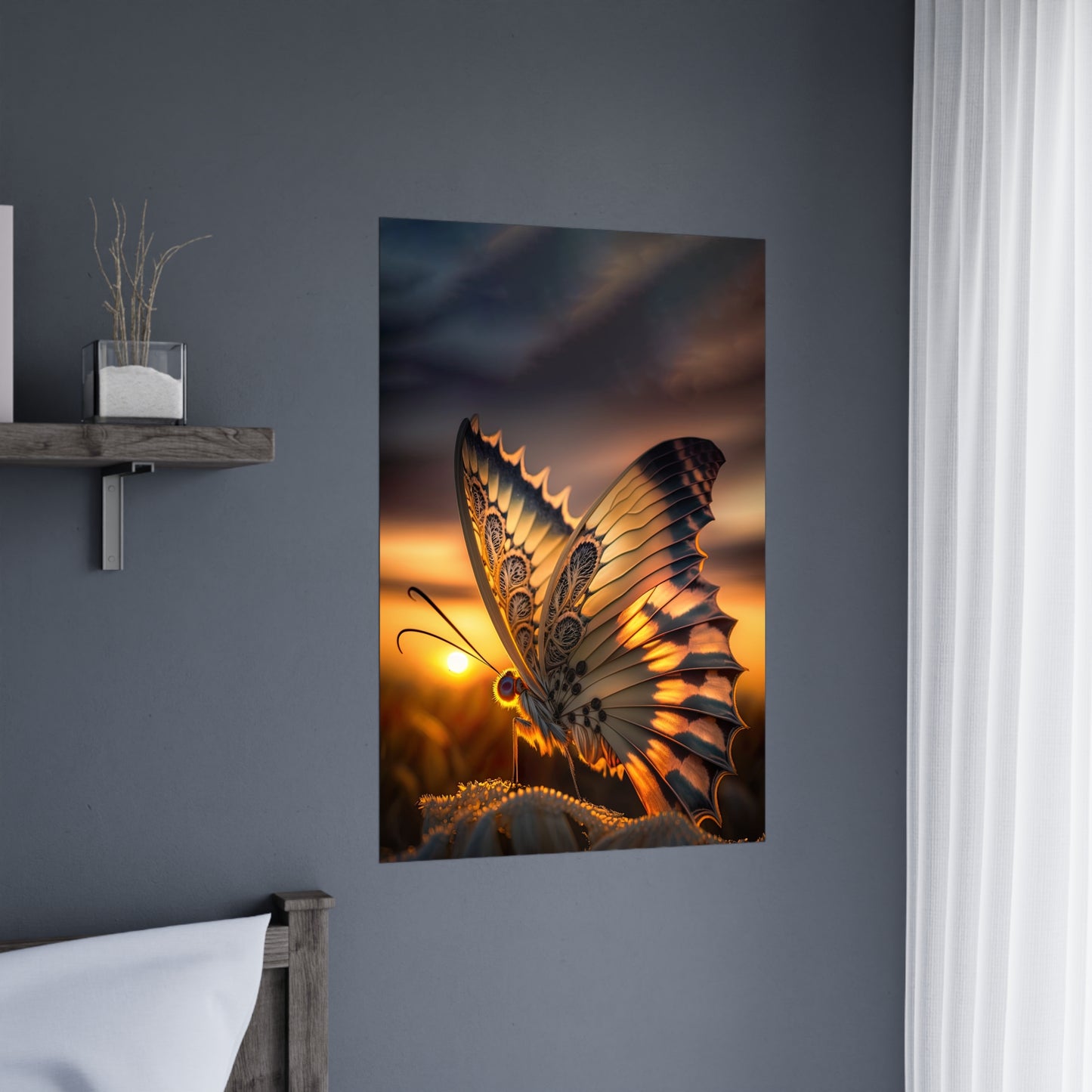 "Twilight Butterfly" Poster - Print