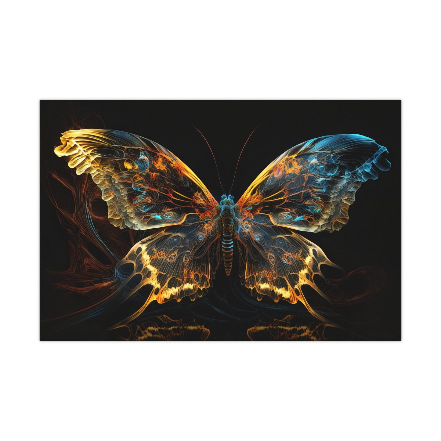 "Liquid Light Butterfly" Poster - Print