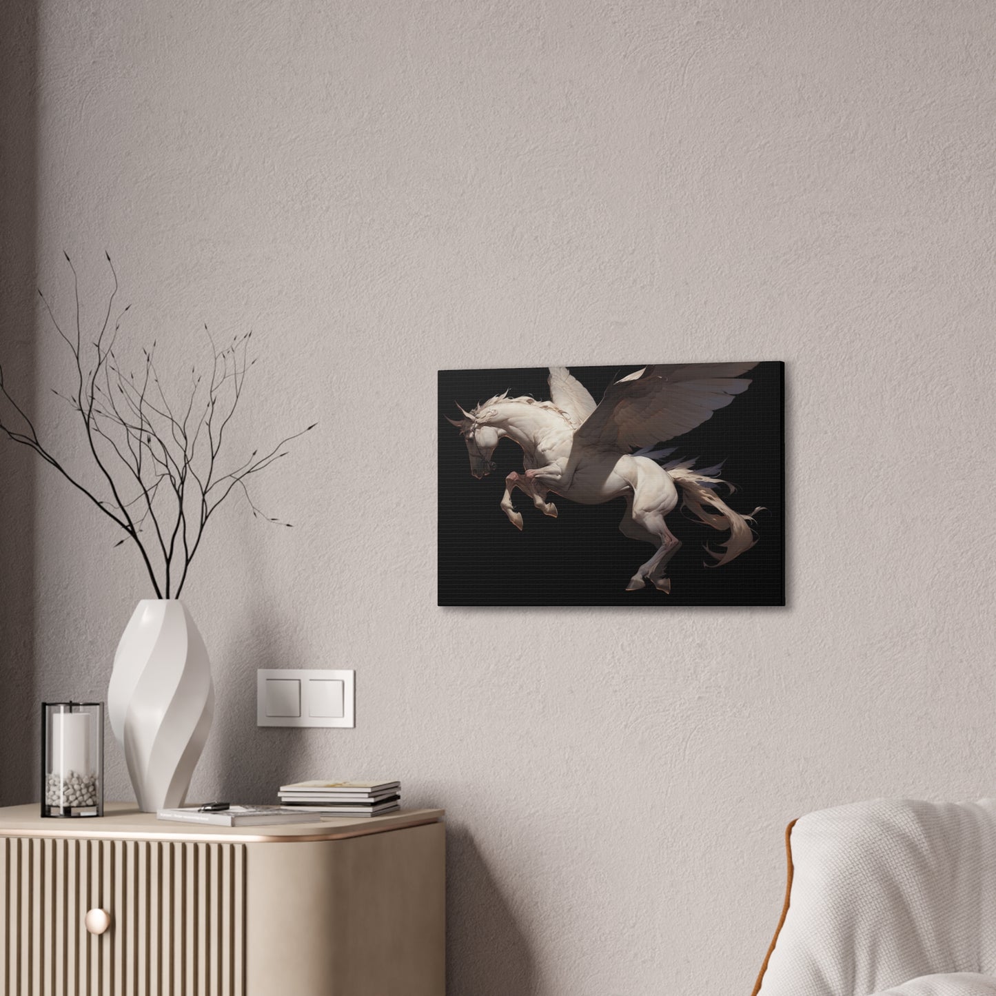 "Cloud Jumper Pegasus"  Canvas Stretched, 0.75" - Print