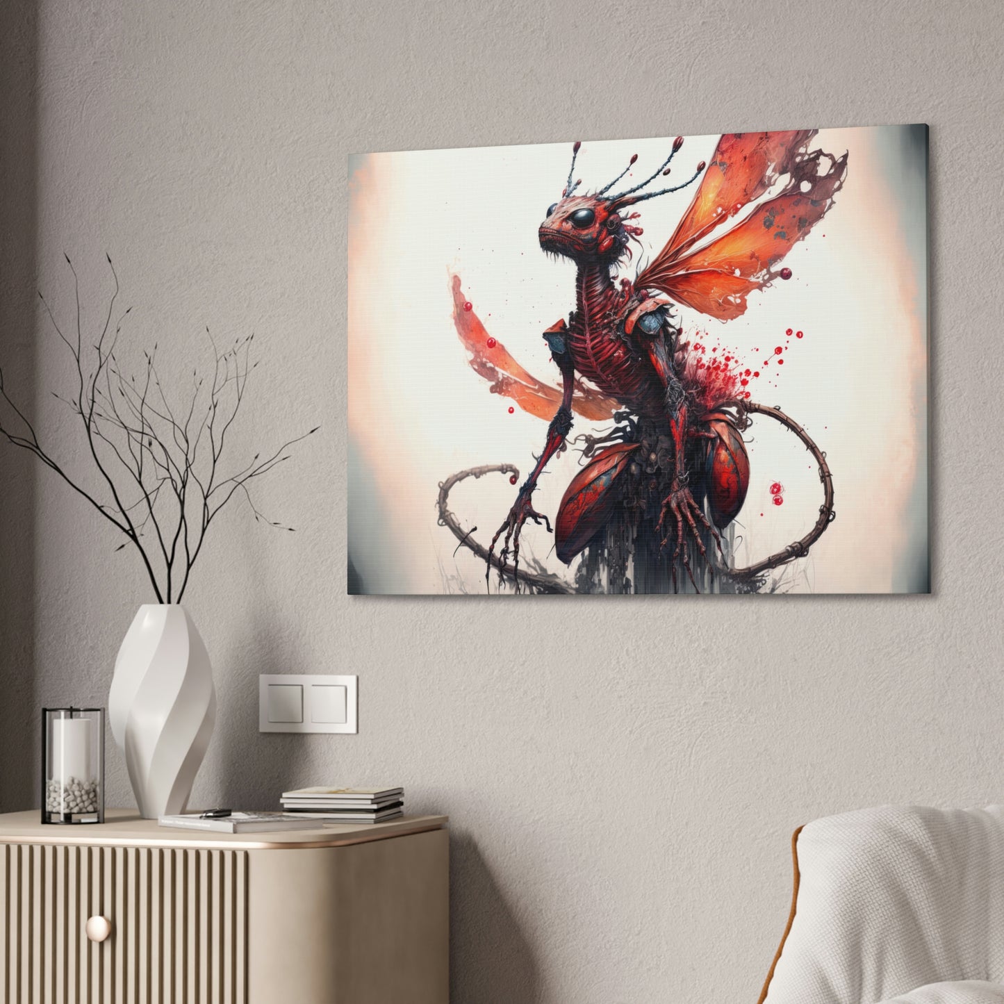 "Dragon Spryte Casualty" Canvas Stretched, 0.75" - Print