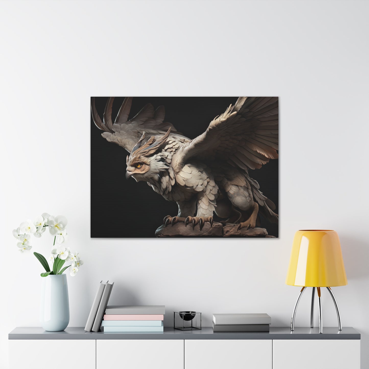 "Gaze Of The Griffon"  Canvas Stretched, 0.75" - Print