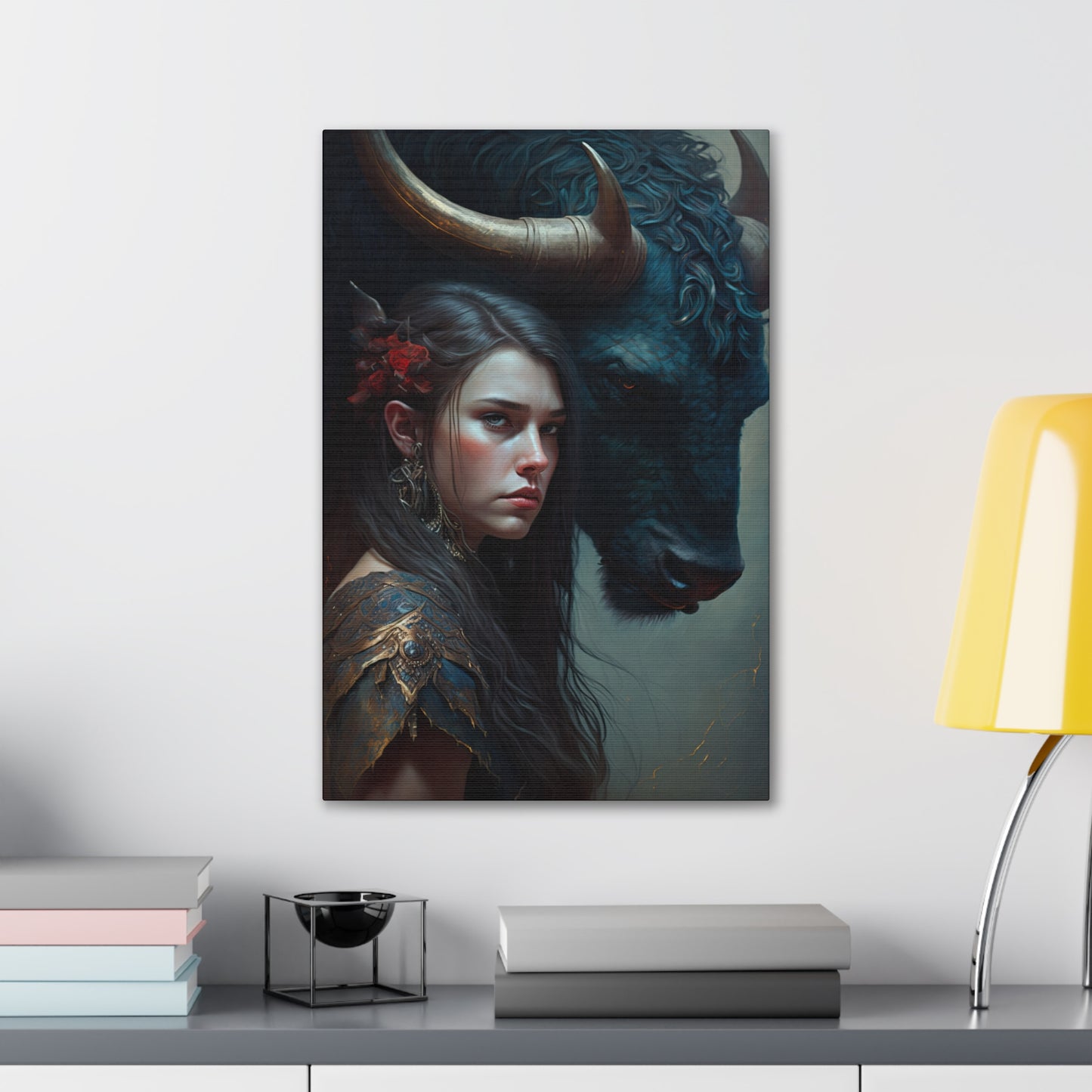 "Beauty And The Beast" Canvas Stretched, 0.75" - Print