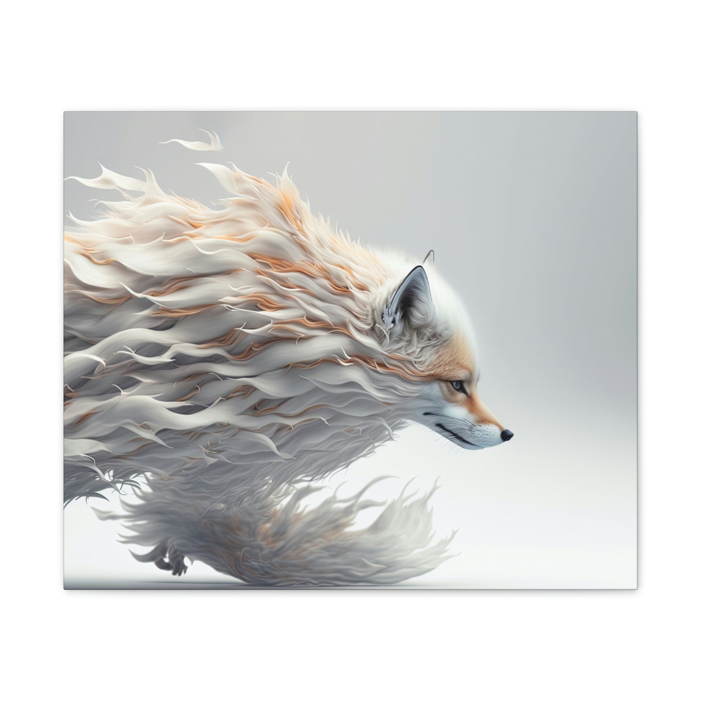 "Wind Element Fox" Canvas Stretched, 0.75" - Print