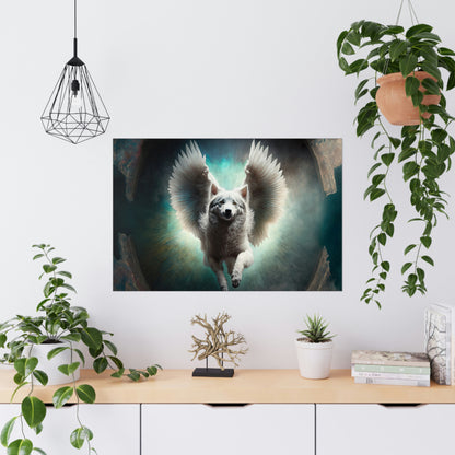 "Angel Dog" Poster - Print