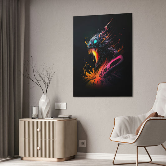 "Alien Parasite" Canvas Stretched, 0.75" - Print