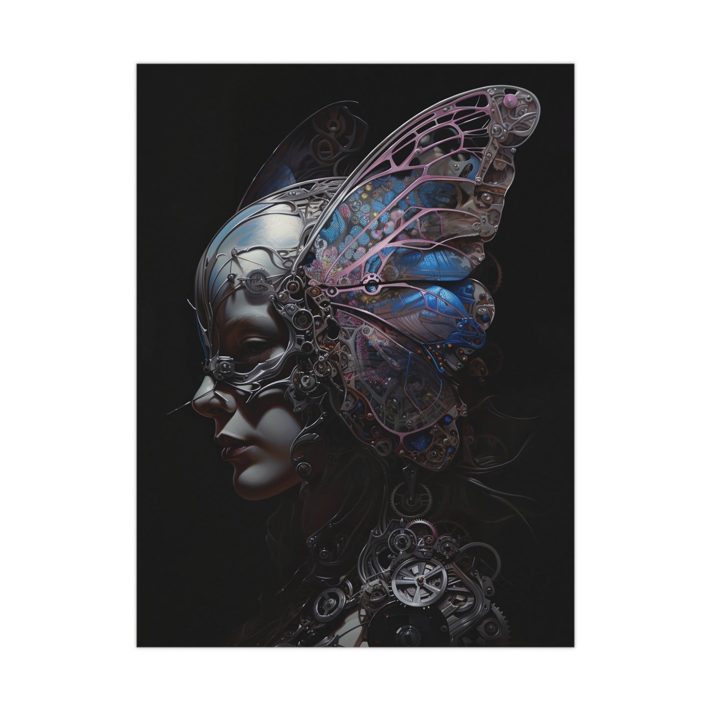 "Cybernetic Butterfly" Poster - Print