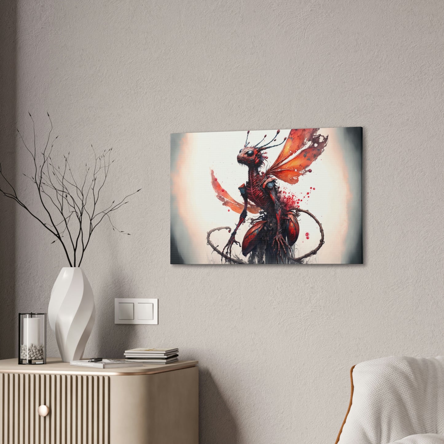 "Dragon Spryte Casualty" Canvas Stretched, 0.75" - Print