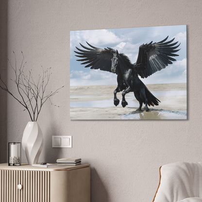 "Midnight Pegasus"  Canvas Stretched, 0.75" - Print