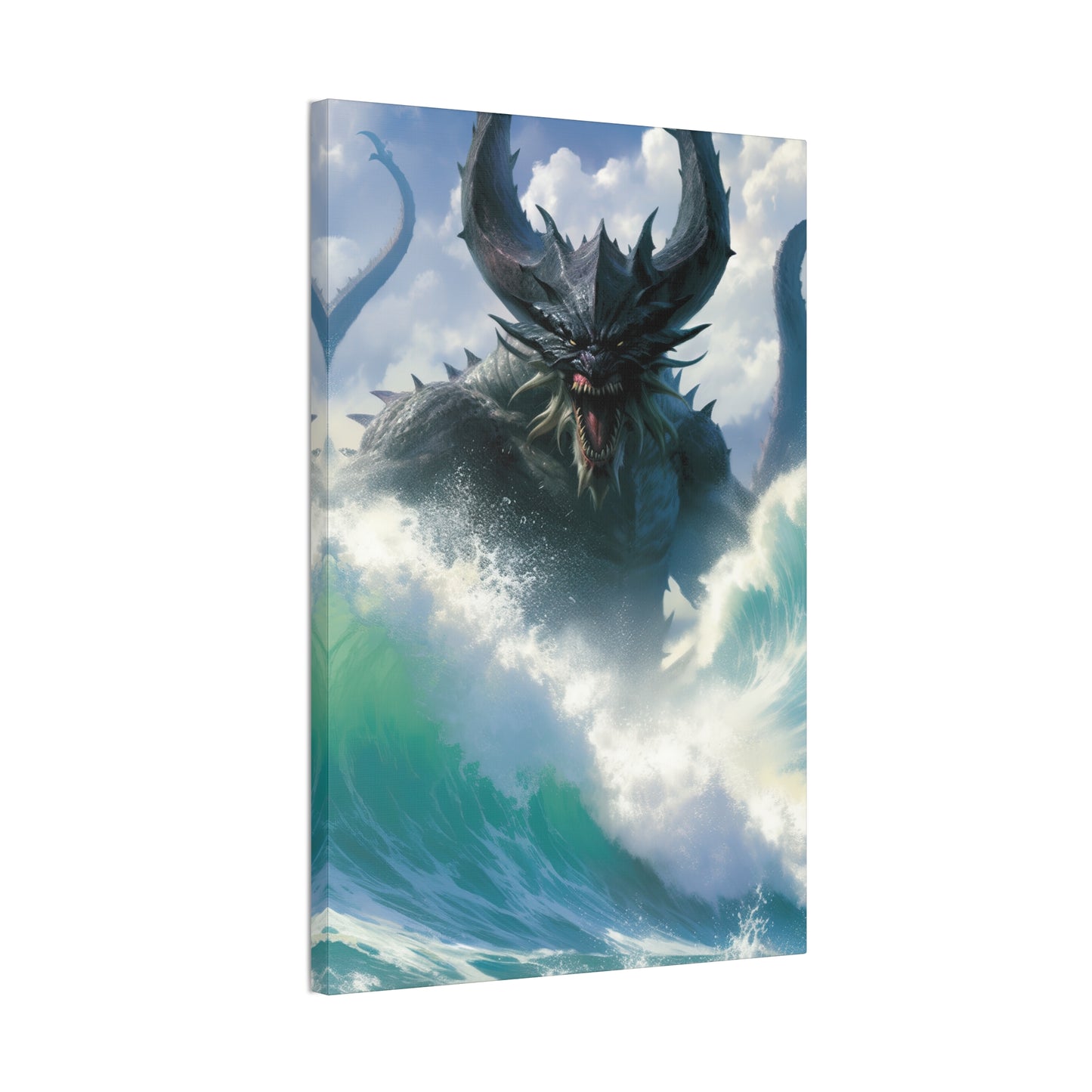 "Wrath Of The Kraken" Canvas Stretched, 0.75" - Print