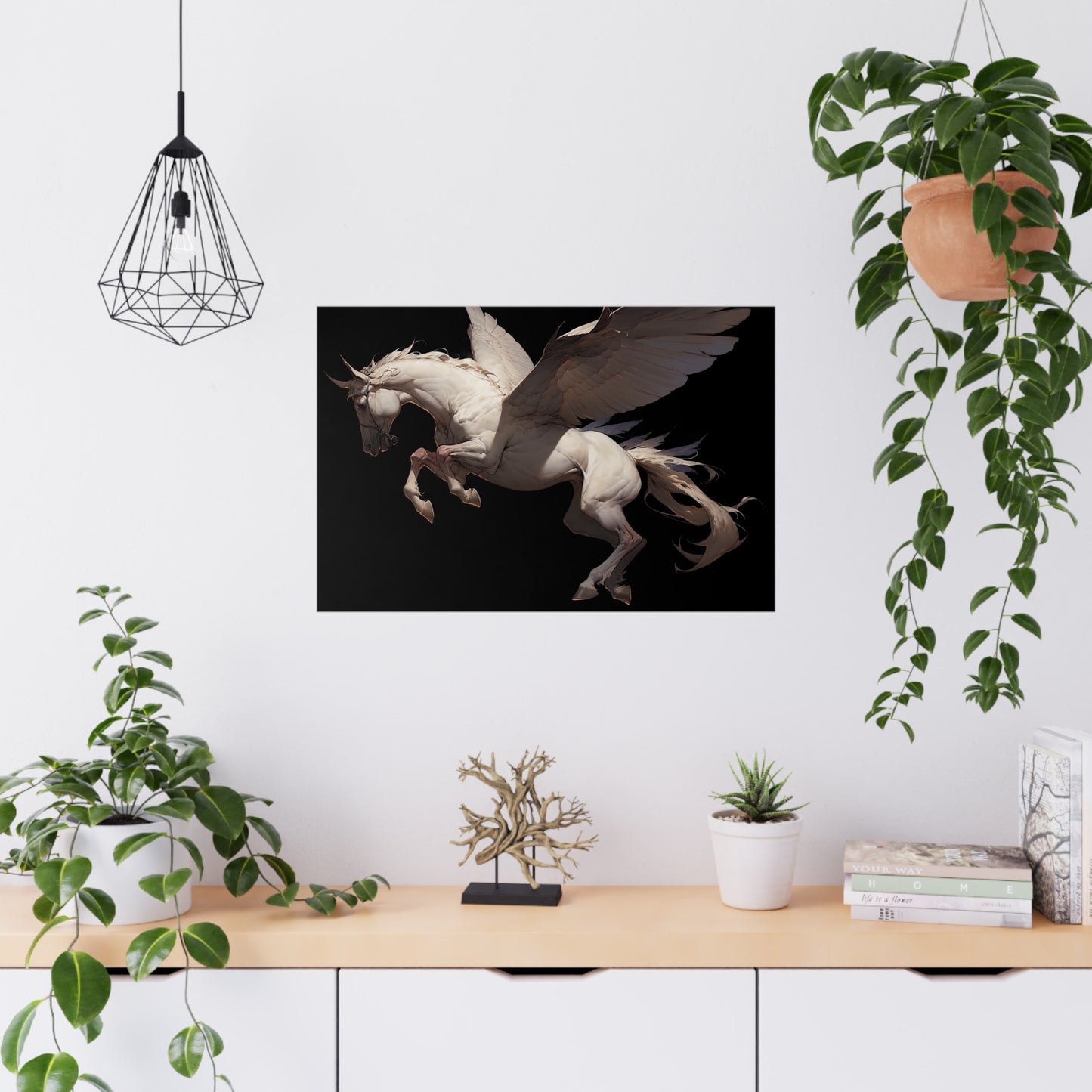 "Cloud Jumper Pegasus" Poster - Print