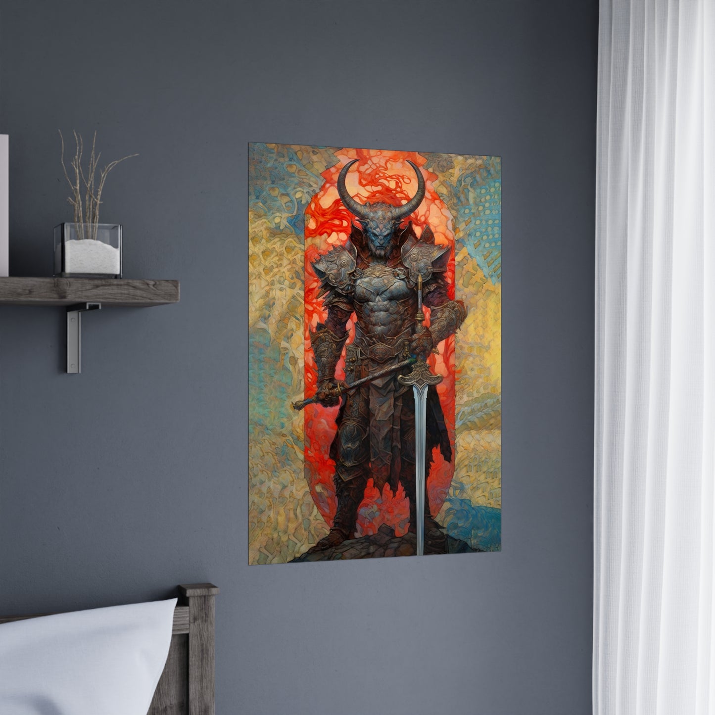 "Minotaur Champion" Poster - Print