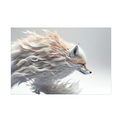 "Wind Element Fox" Poster - Print