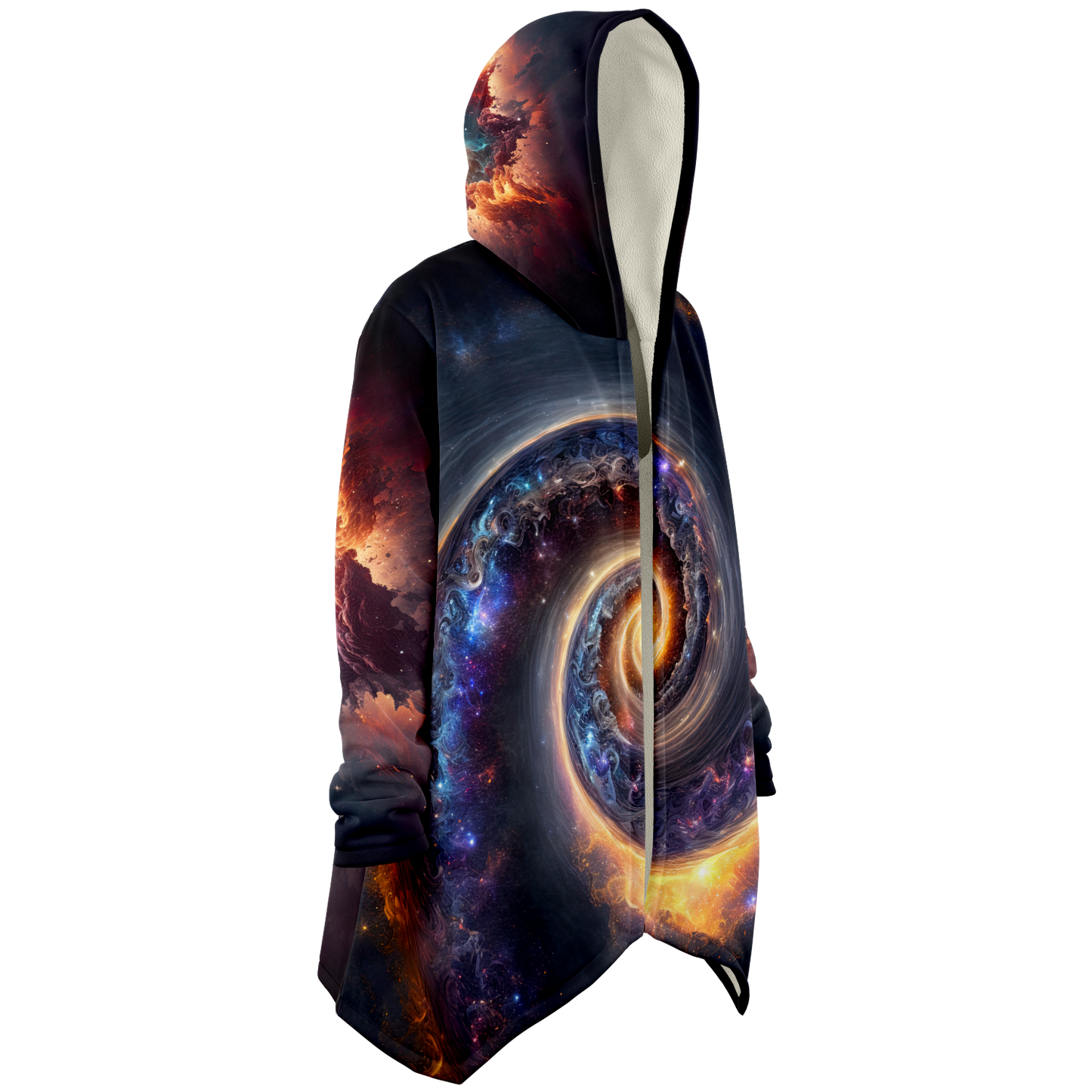 Galaxy Drift Microfleece Festival Cloak