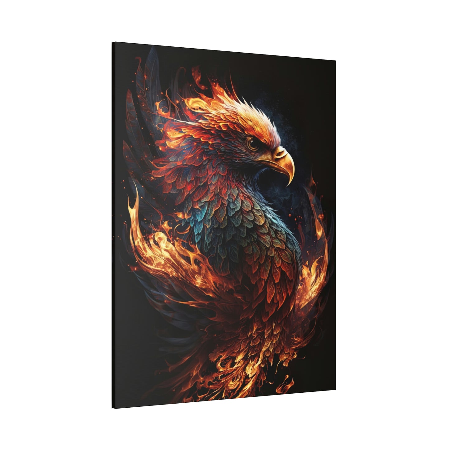 "Phoenix Flare" Canvas Stretched, 0.75" - Print