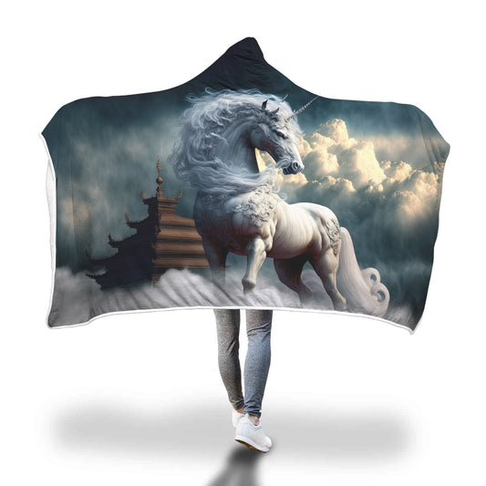 Cloud Unicorn Hooded Blanket