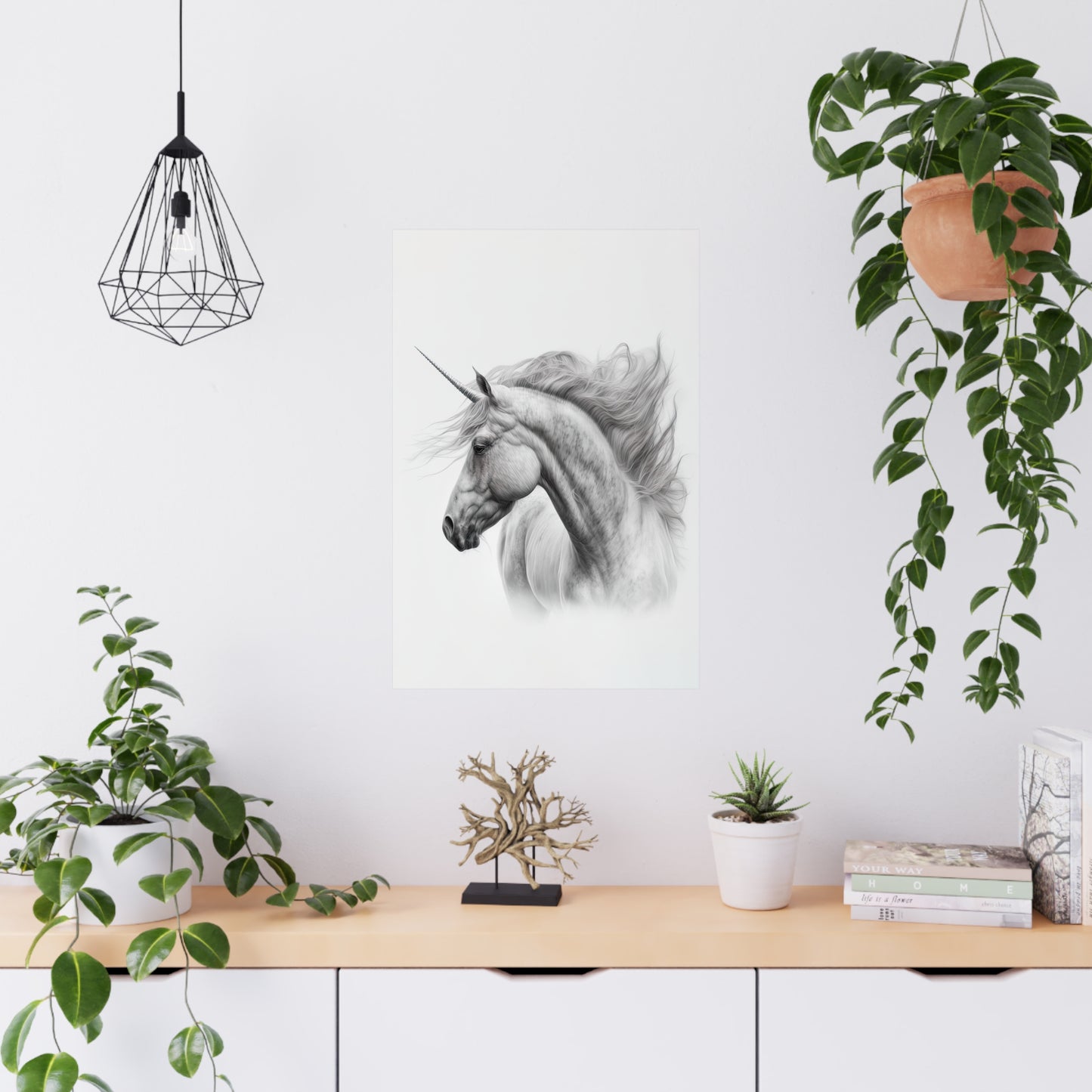 "Unicorn Sketch" Poster - Print