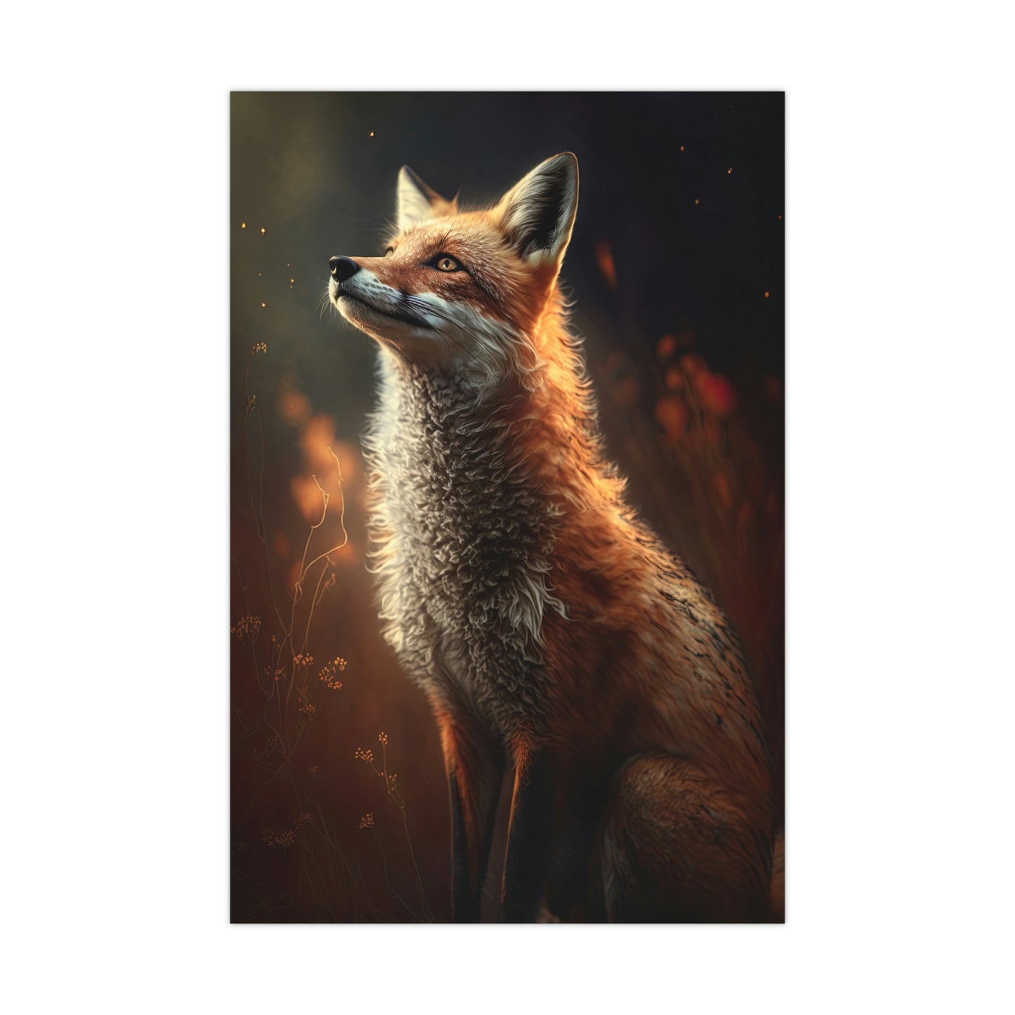 "Wistful Fox" Poster - Print