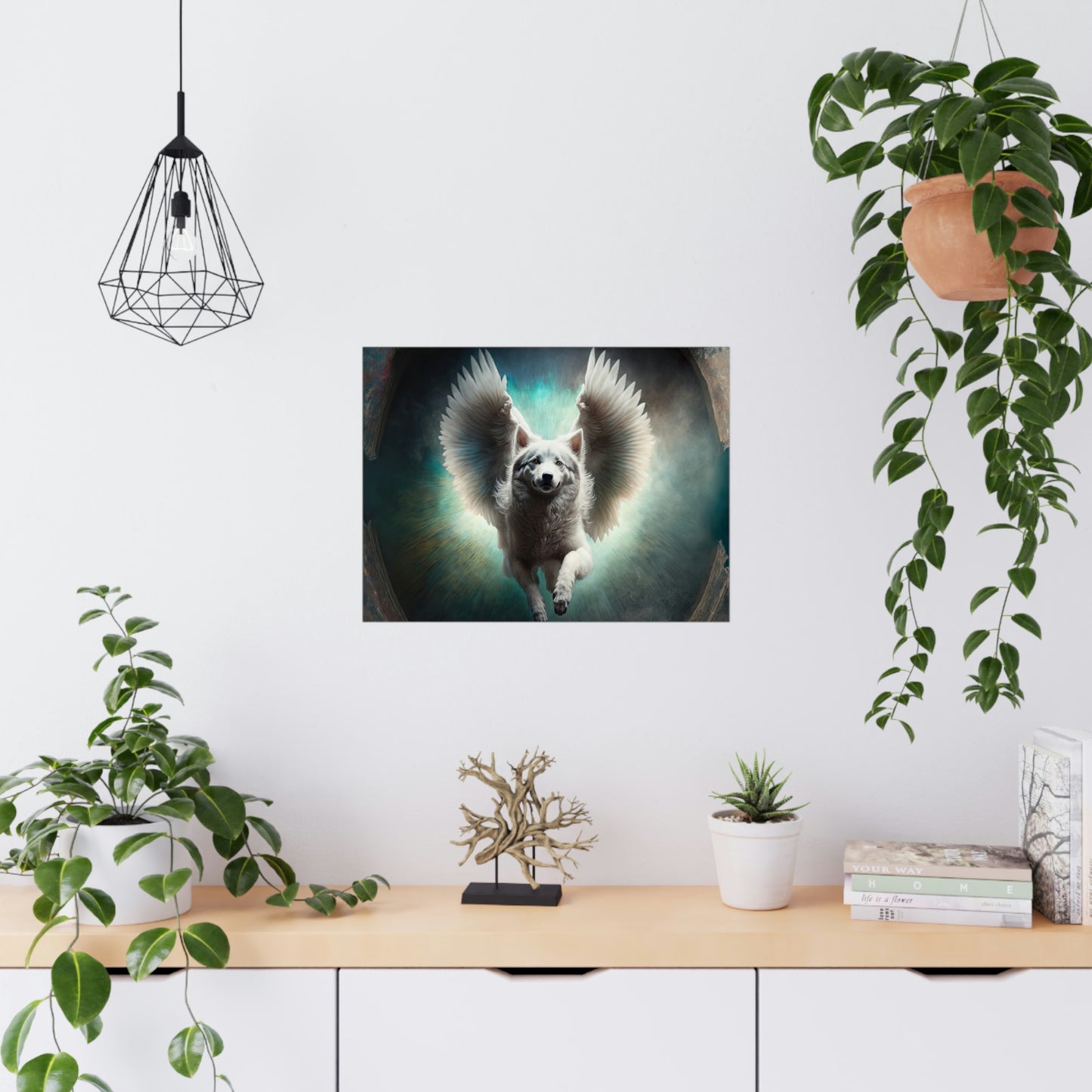 "Angel Dog" Poster - Print