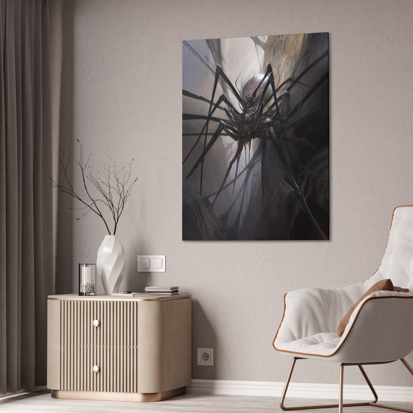 "Shadow Weaver" Canvas Stretched, 0.75" - Print