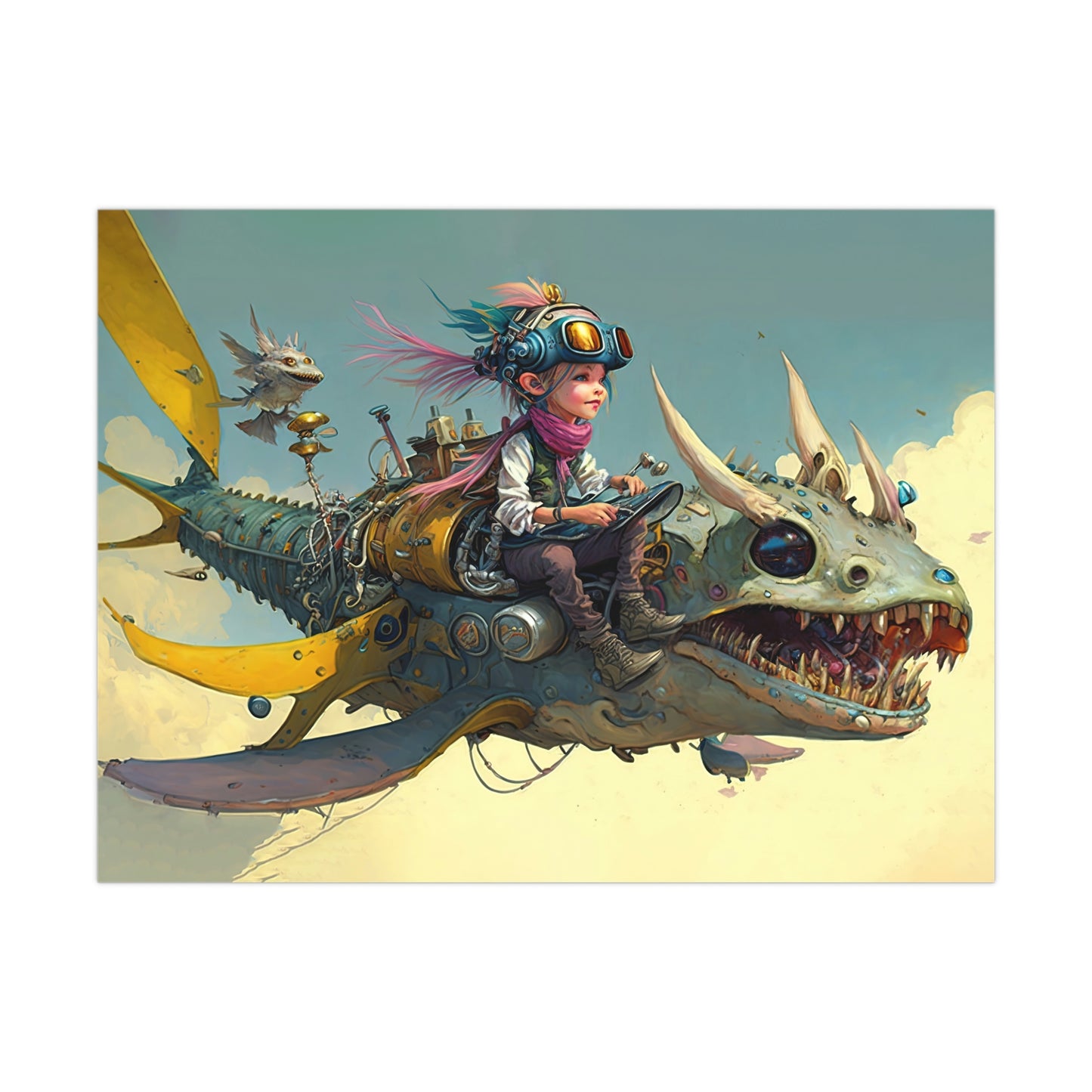 "Junior Sky Pirate" Poster - Print