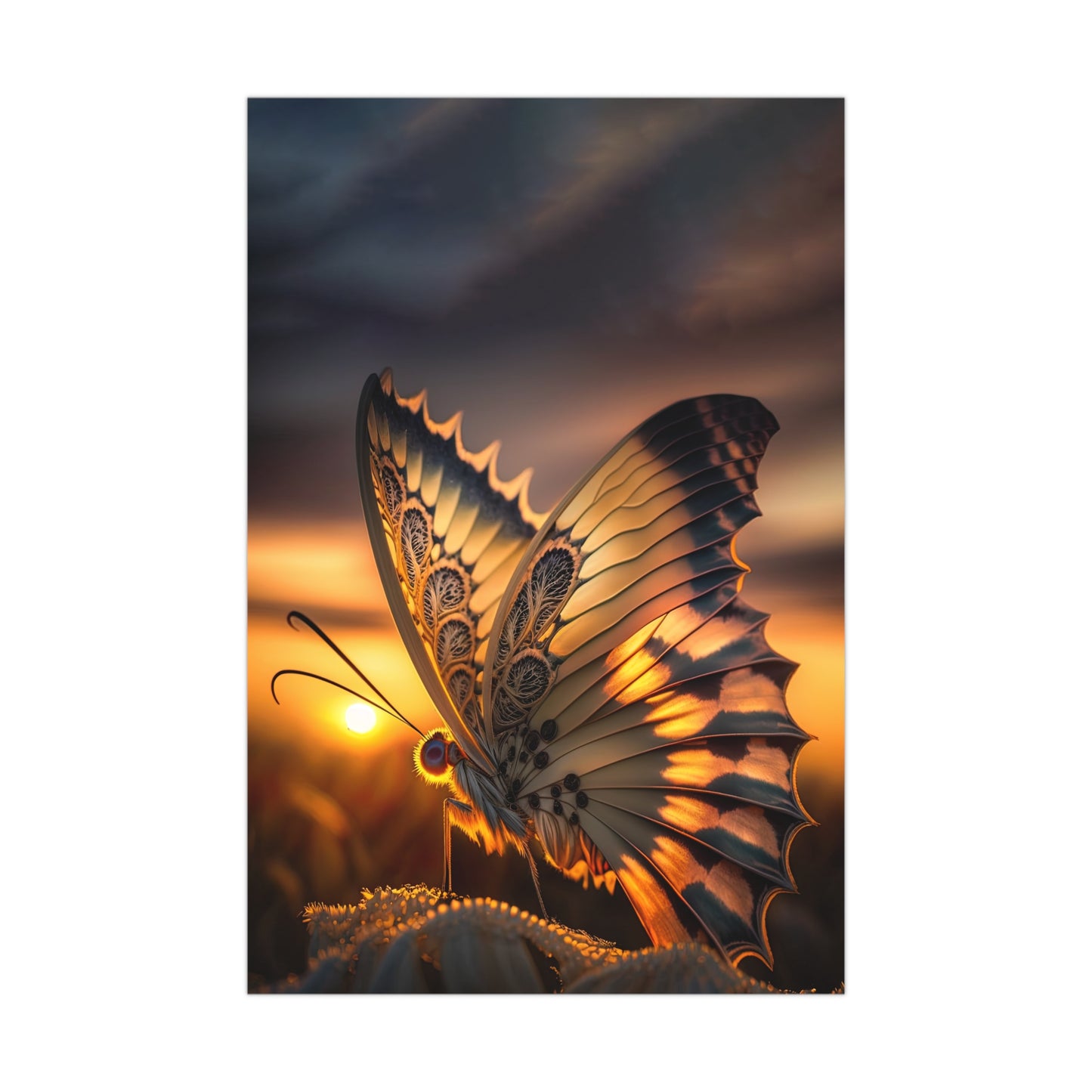 "Twilight Butterfly" Poster - Print