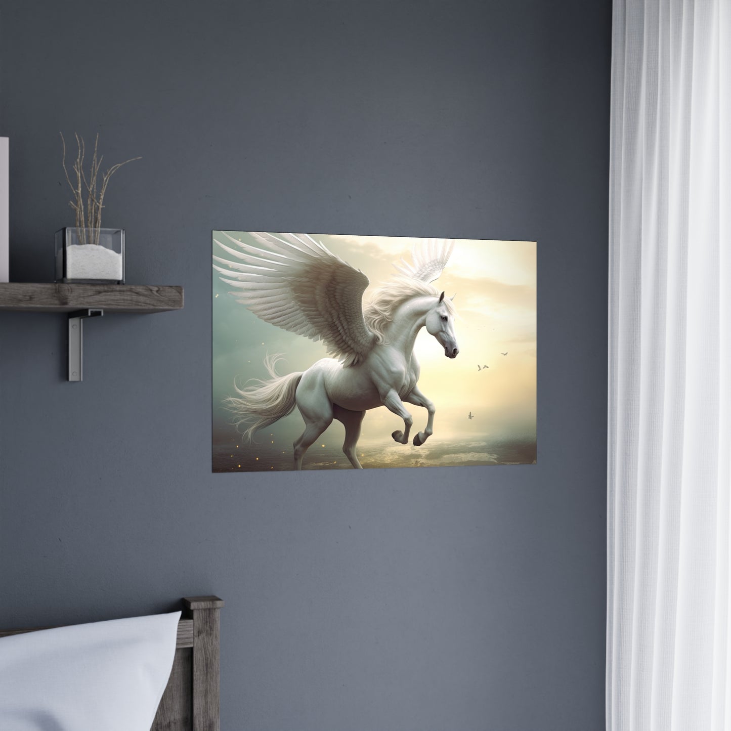 "Wings Of Dawn Pegasus" Poster - Print