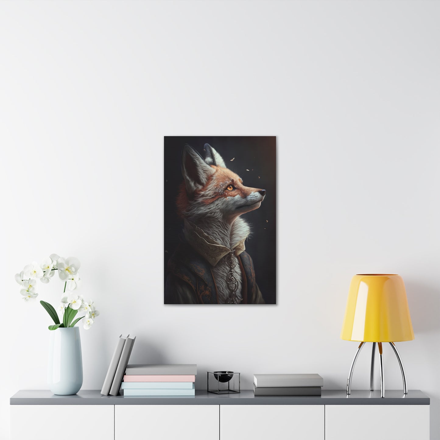 "Clever Mr Fox" Canvas Stretched, 0.75" - Print