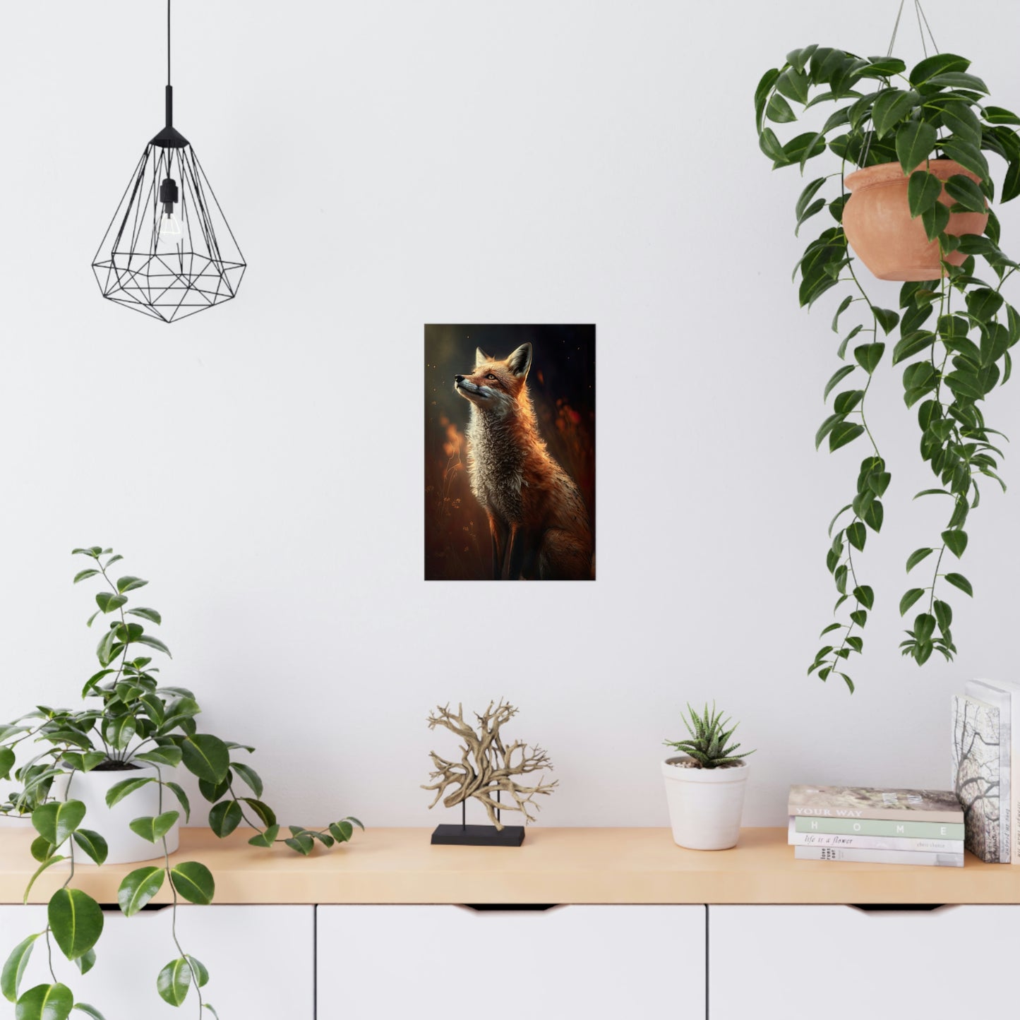 "Wistful Fox" Poster - Print