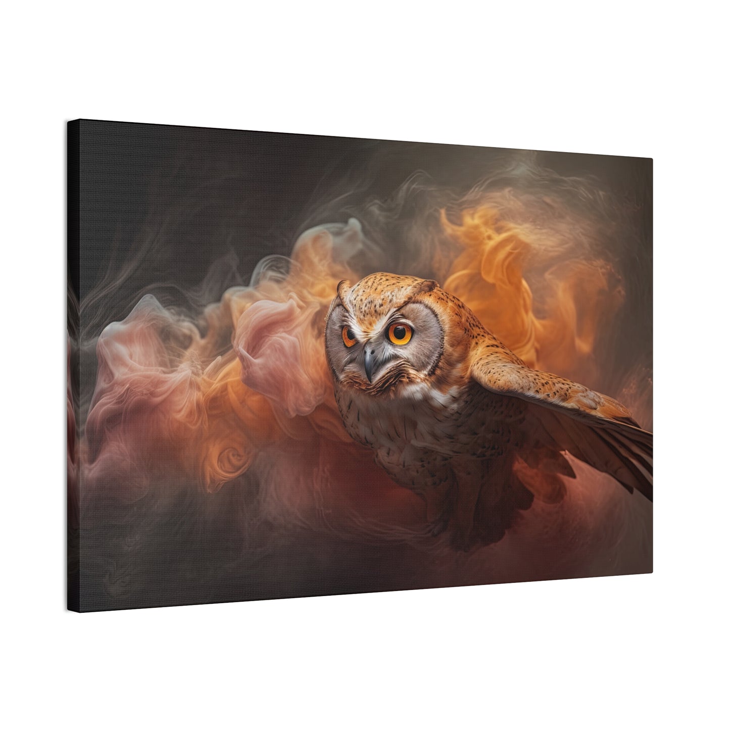 Smoke And Feathers"  Canvas Stretched, 0.75" - Print