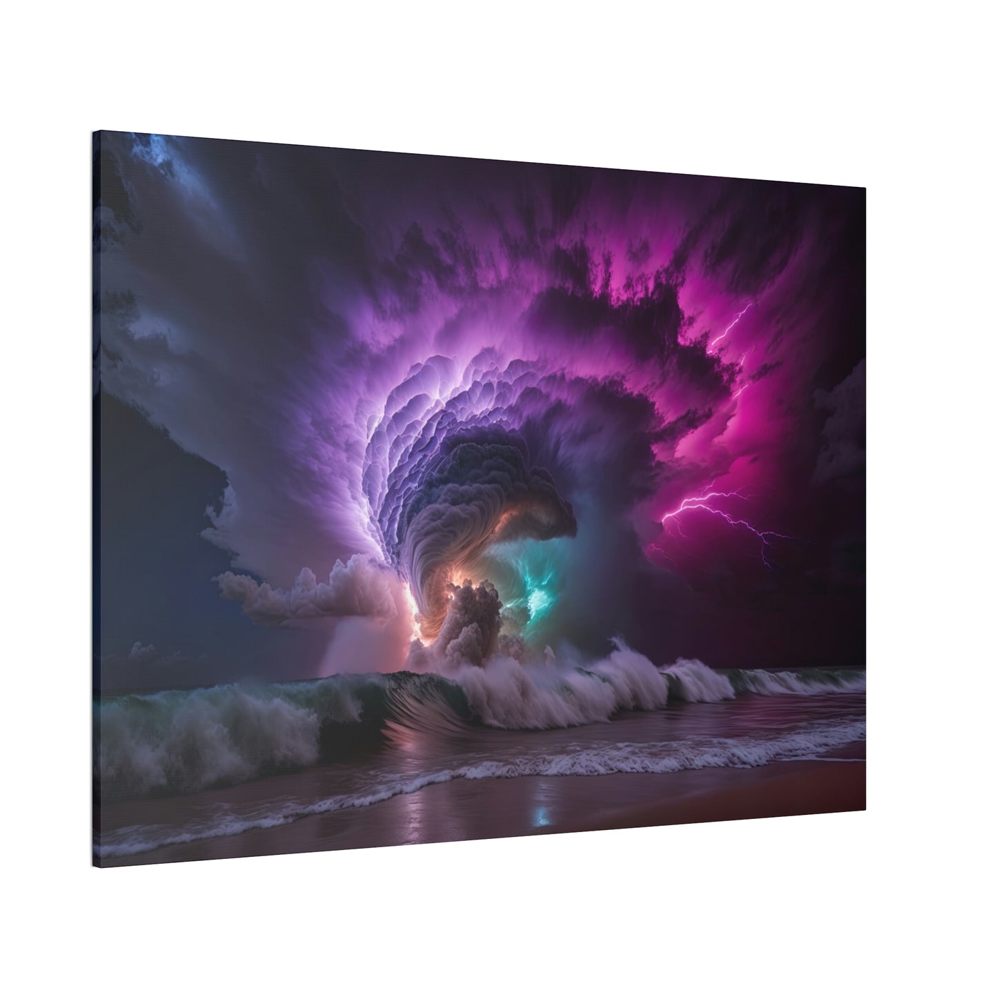 "Stormy Sea" Canvas Stretched, 0.75" - Print