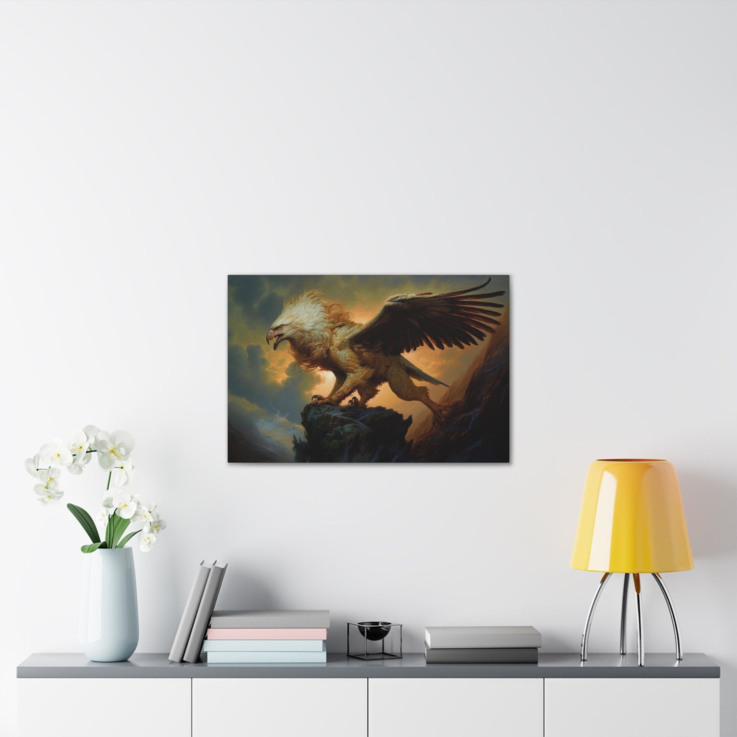 "Stalking Griffon" Canvas Stretched, 0.75" - Print