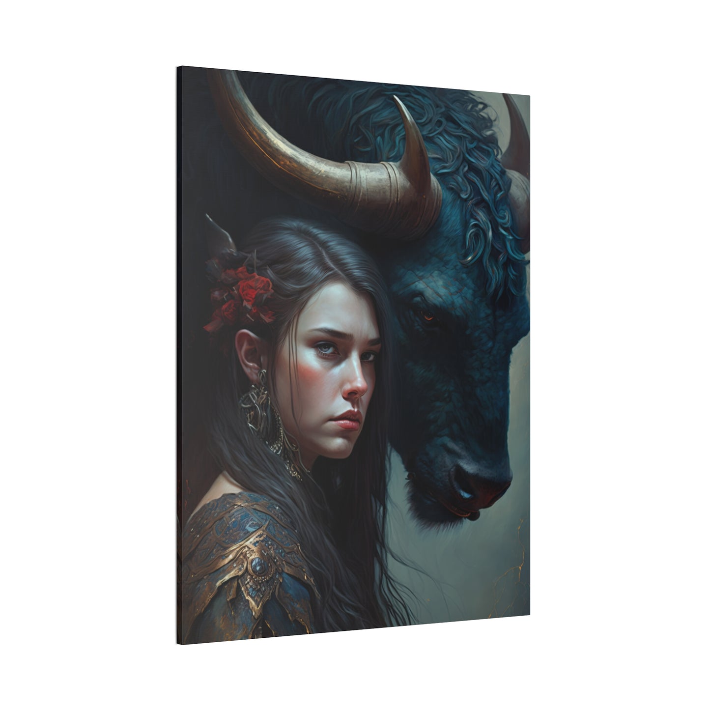 "Beauty And The Beast" Canvas Stretched, 0.75" - Print