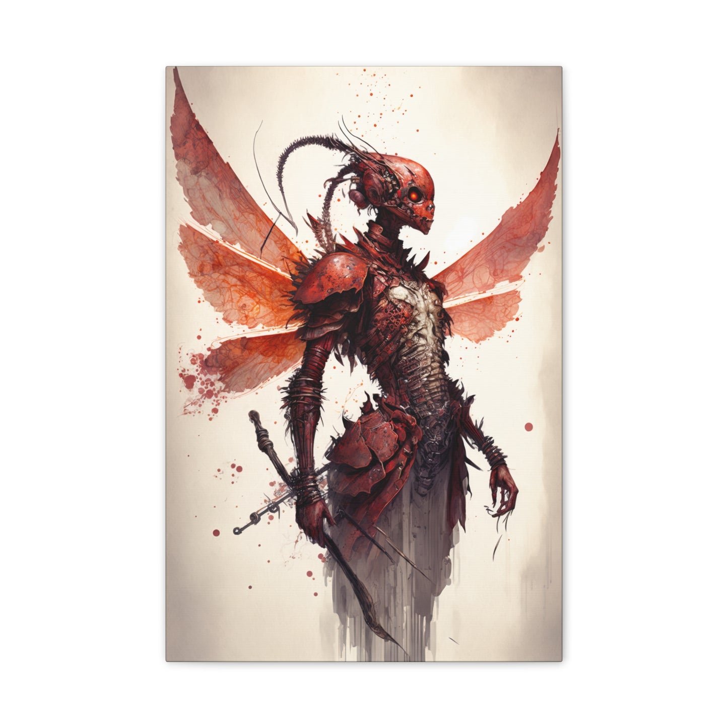 "Dragon Spryte Commander " Canvas Stretched, 0.75" - Print