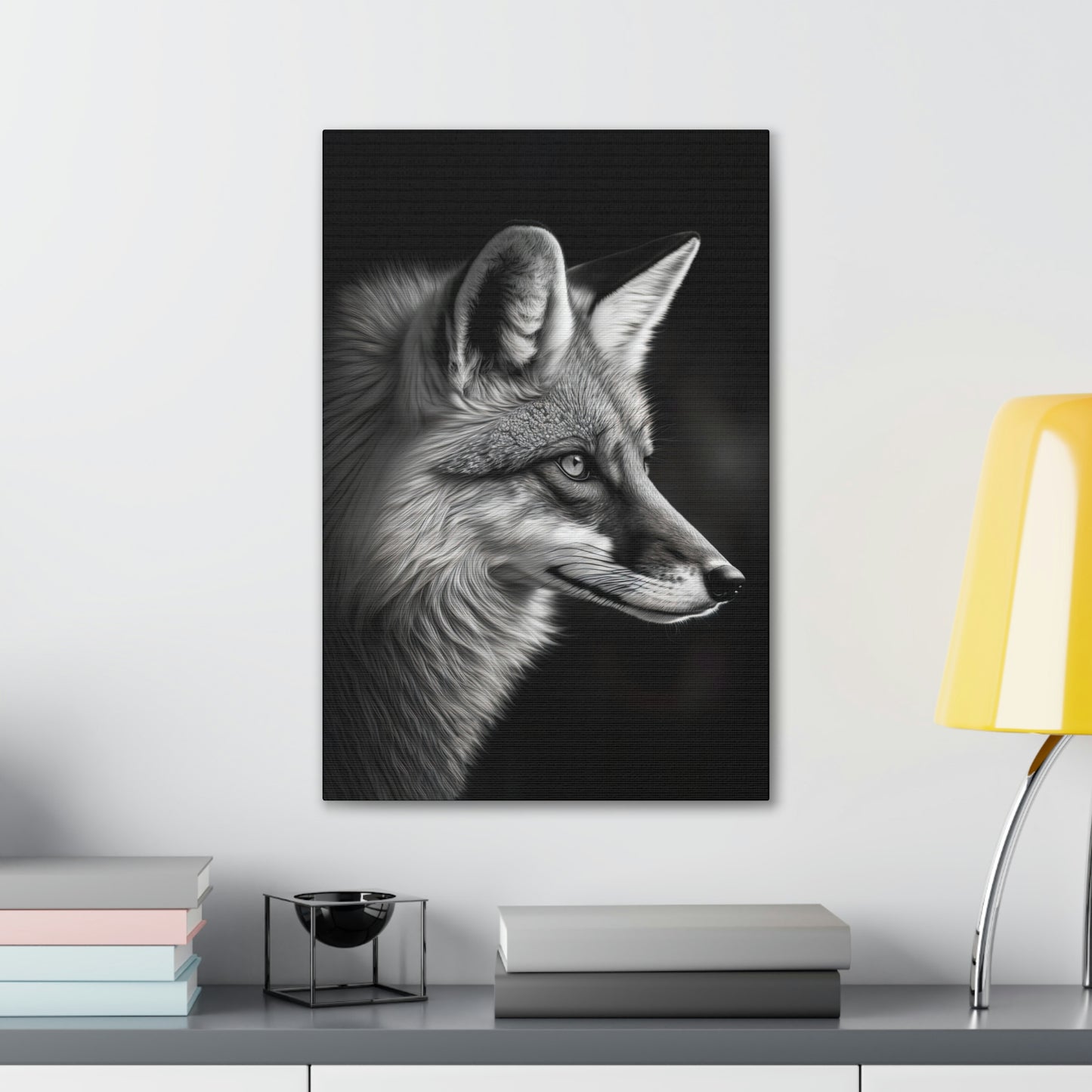 "OutFoxed" Canvas Stretched, 0.75" - Print