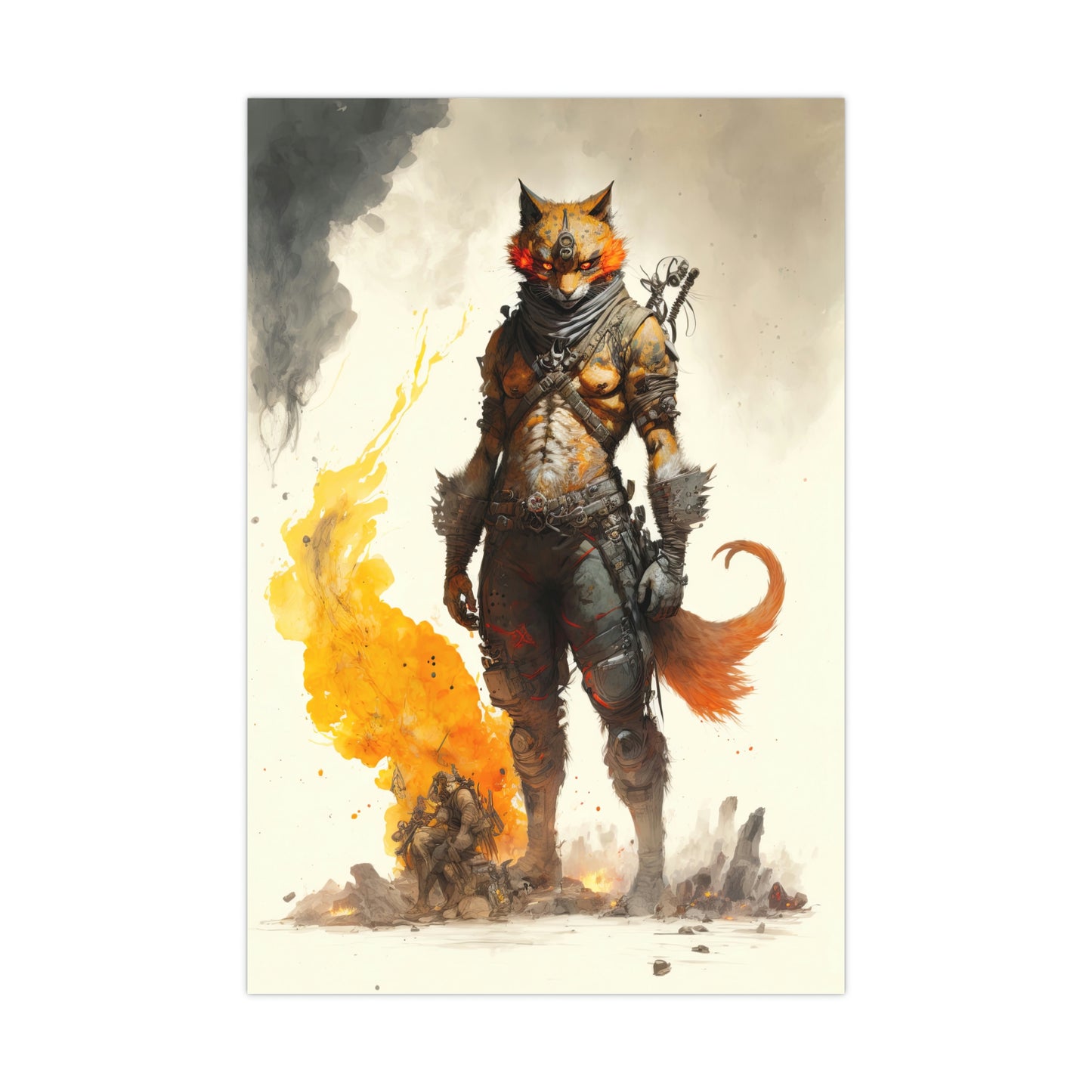 "Madmax Cat" Poster - Print