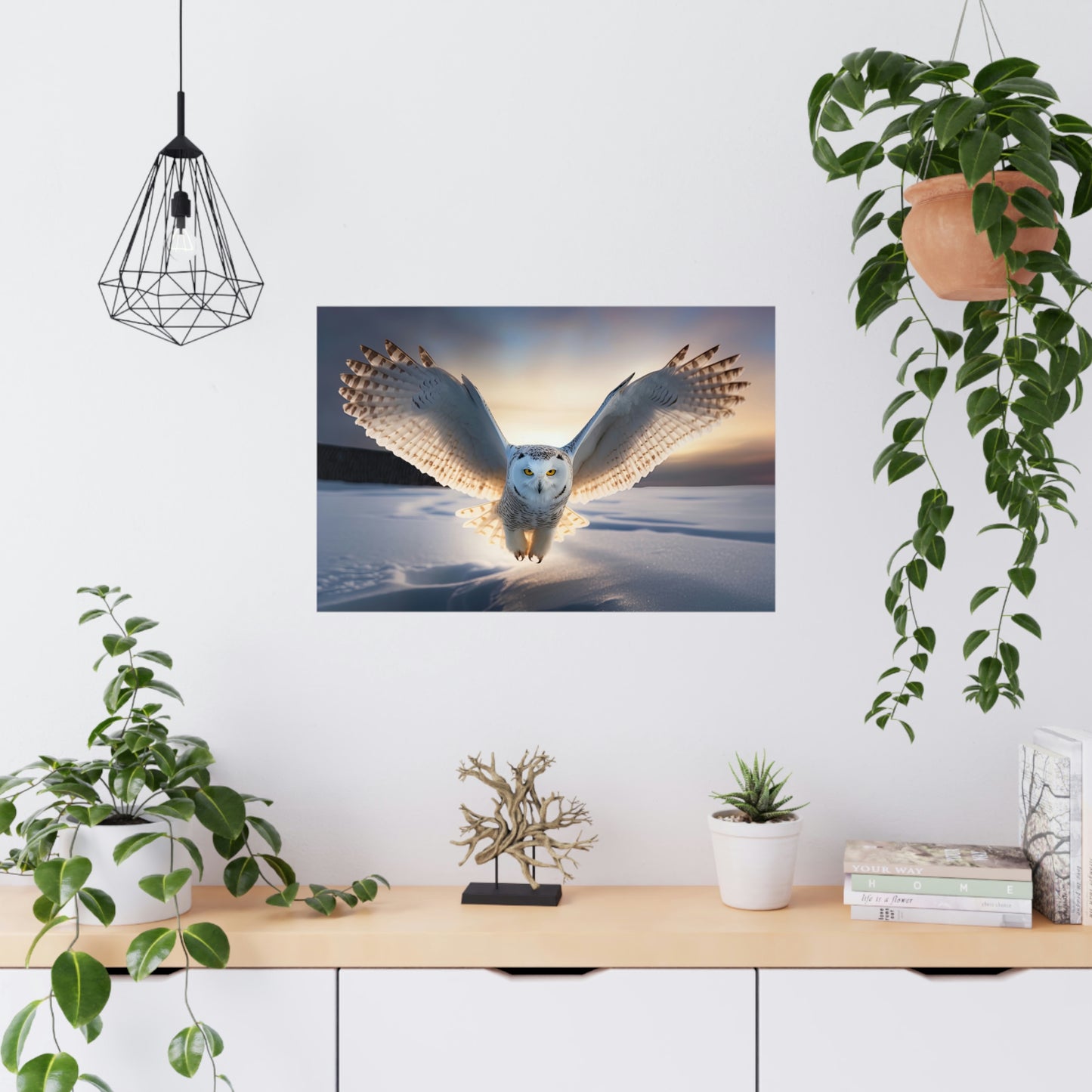 "Snow Owl" Poster - Print