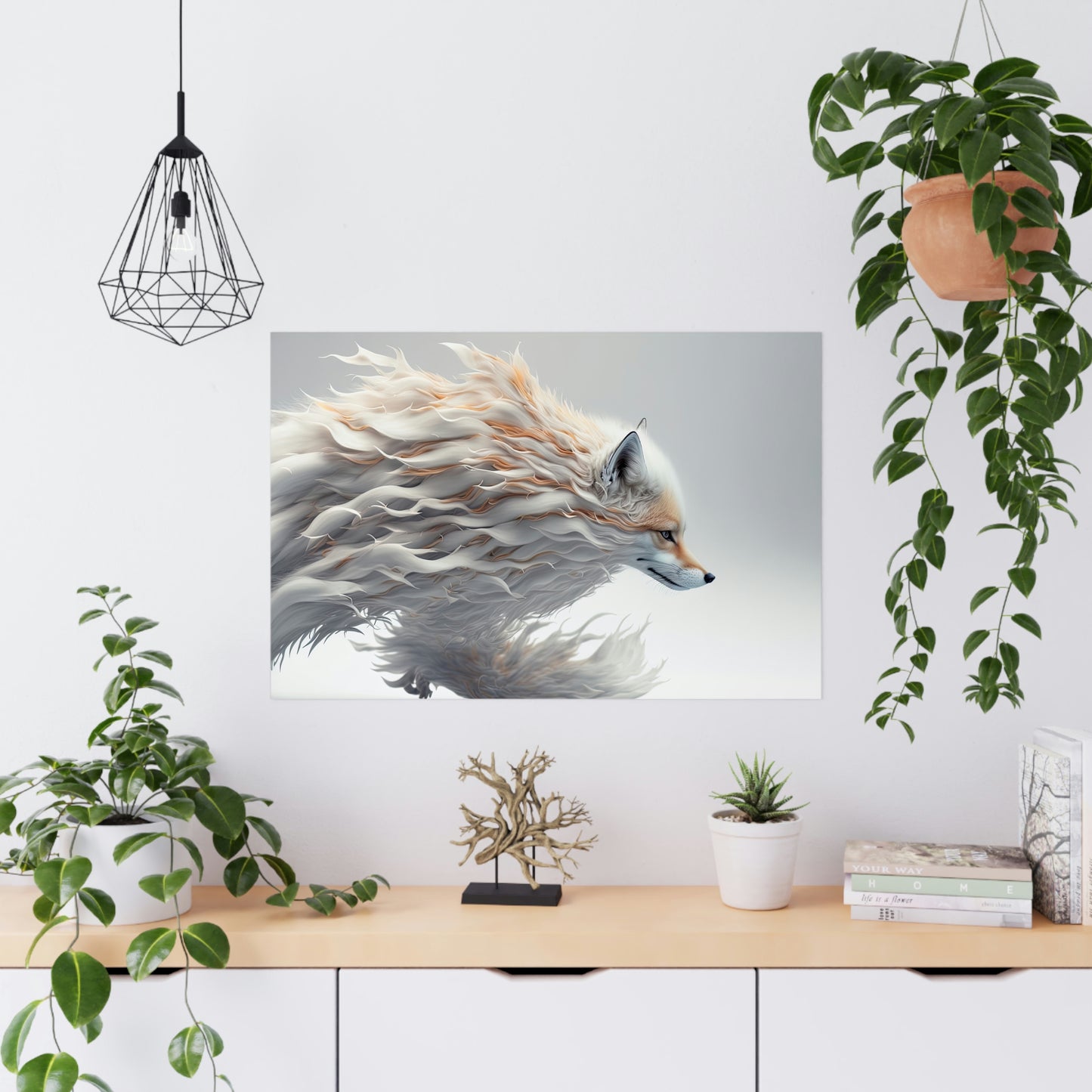 "Wind Element Fox" Poster - Print