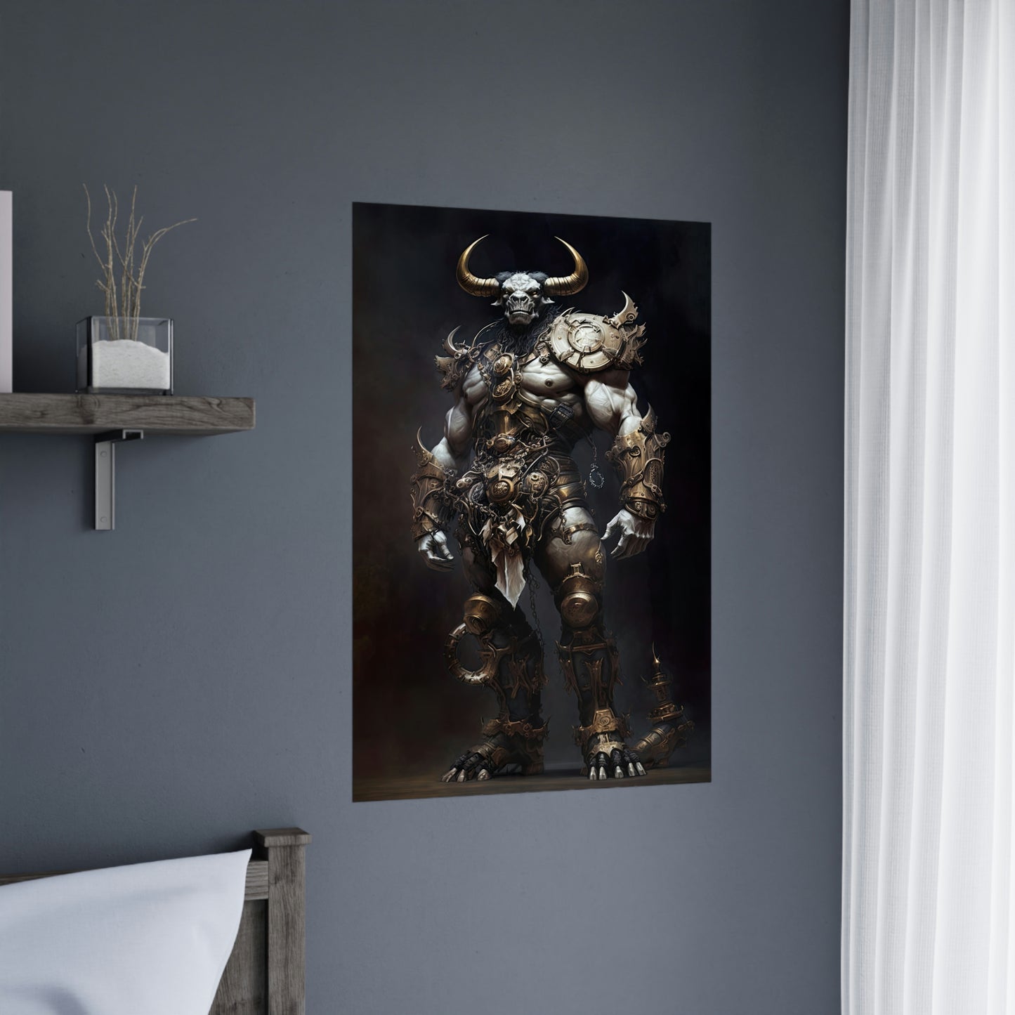 "Minotaur Gladiator" Poster - Print