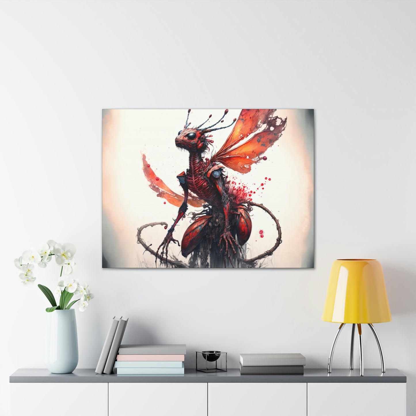 "Dragon Spryte Casualty" Canvas Stretched, 0.75" - Print