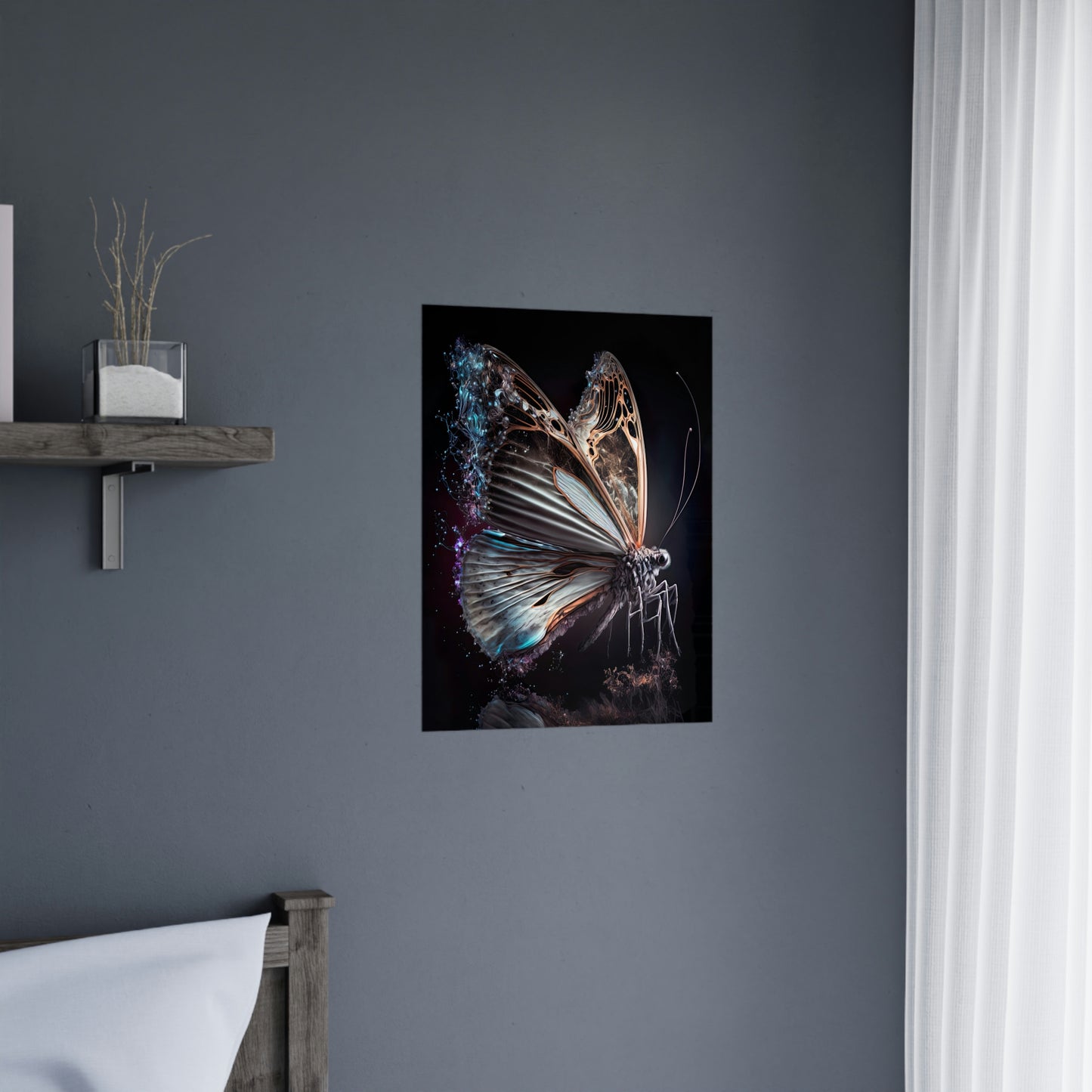 "Evaporating Butterfly" Poster - Print