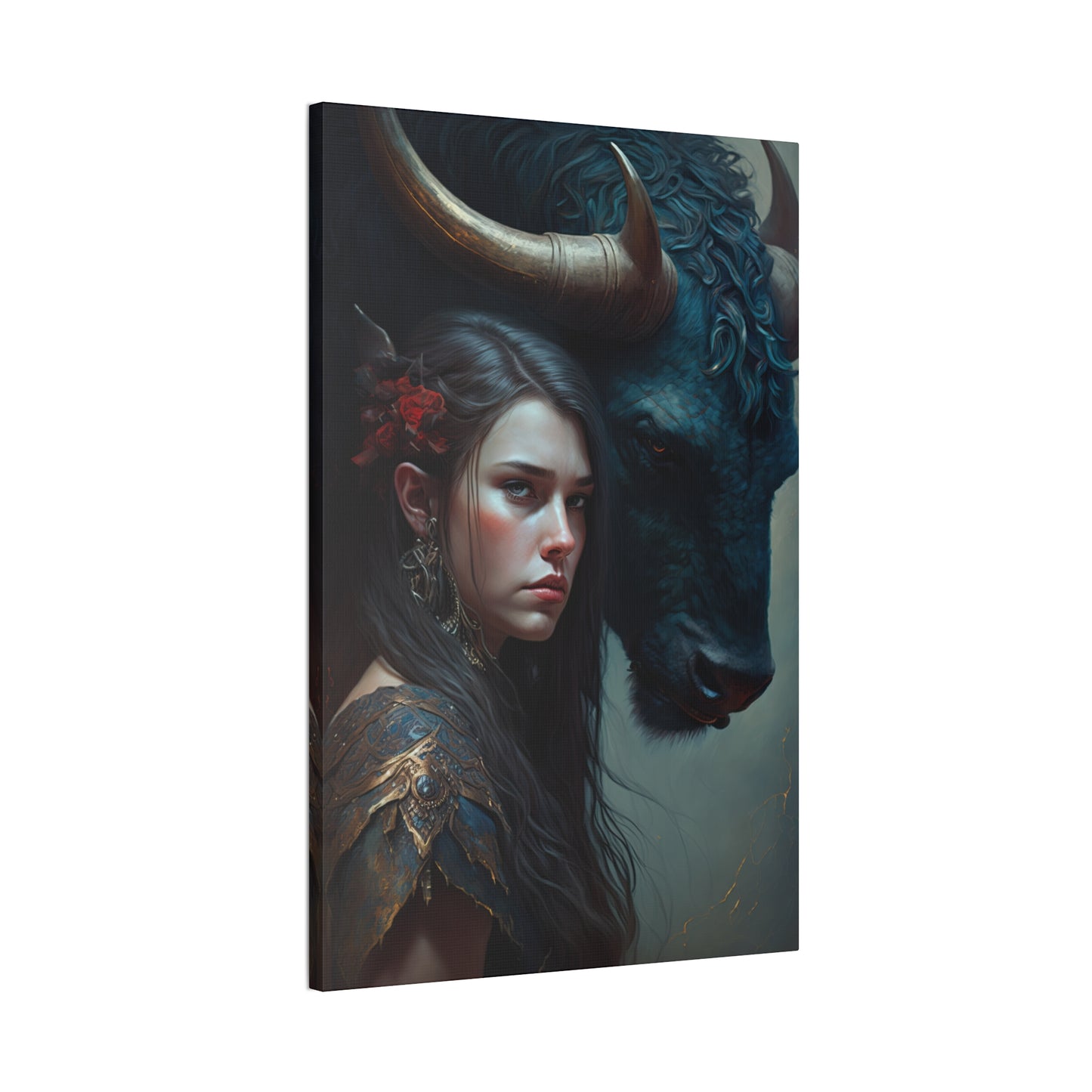 "Beauty And The Beast" Canvas Stretched, 0.75" - Print