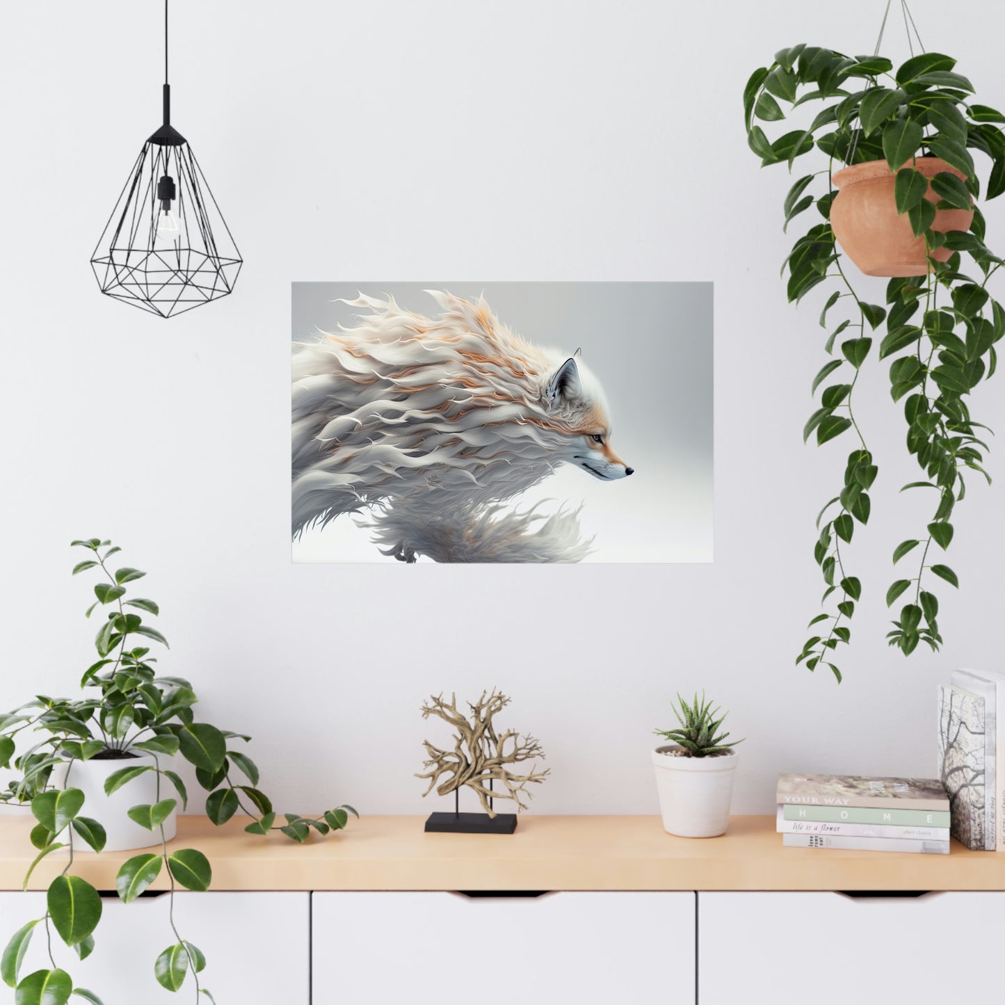 "Wind Element Fox" Poster - Print