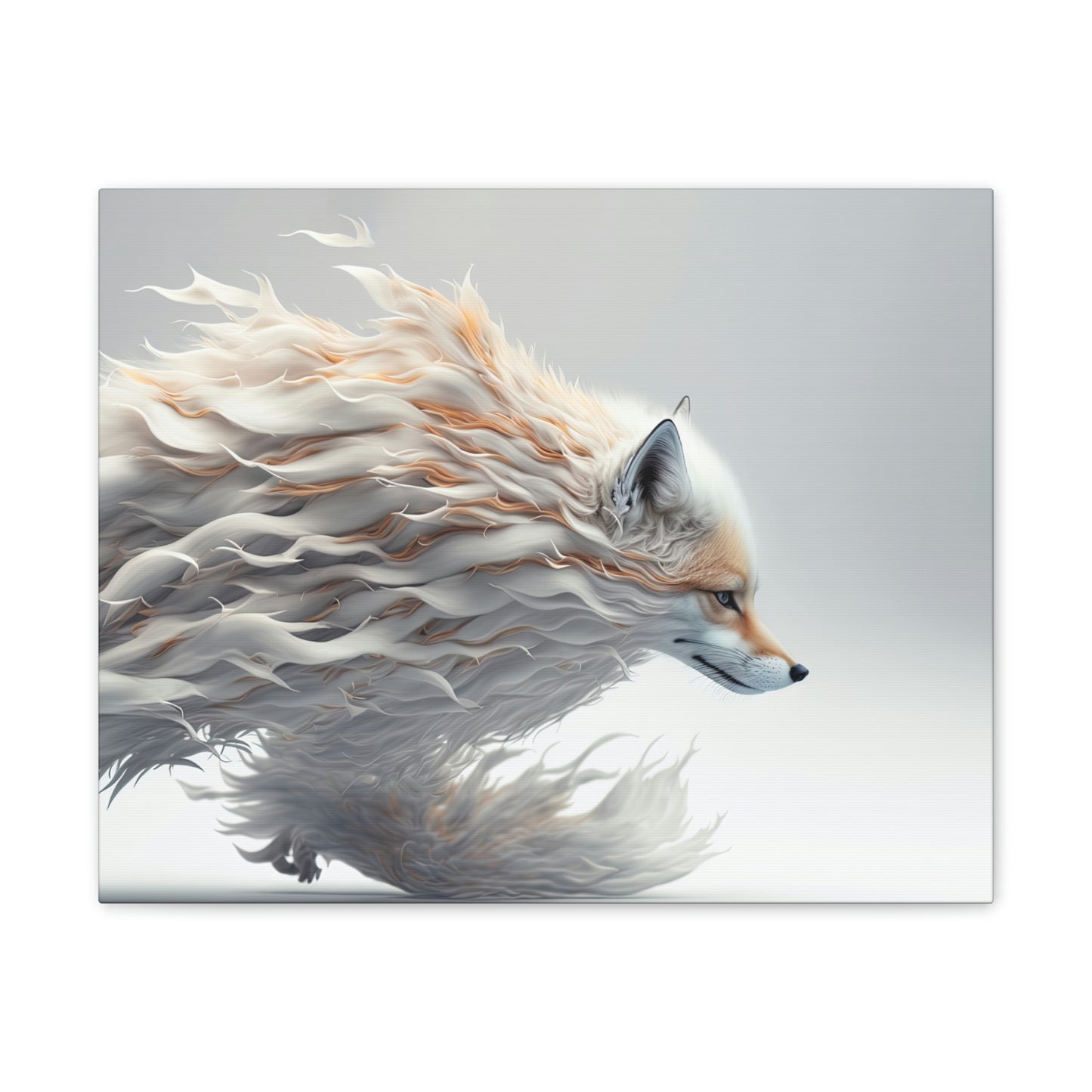 "Wind Element Fox" Canvas Stretched, 0.75" - Print