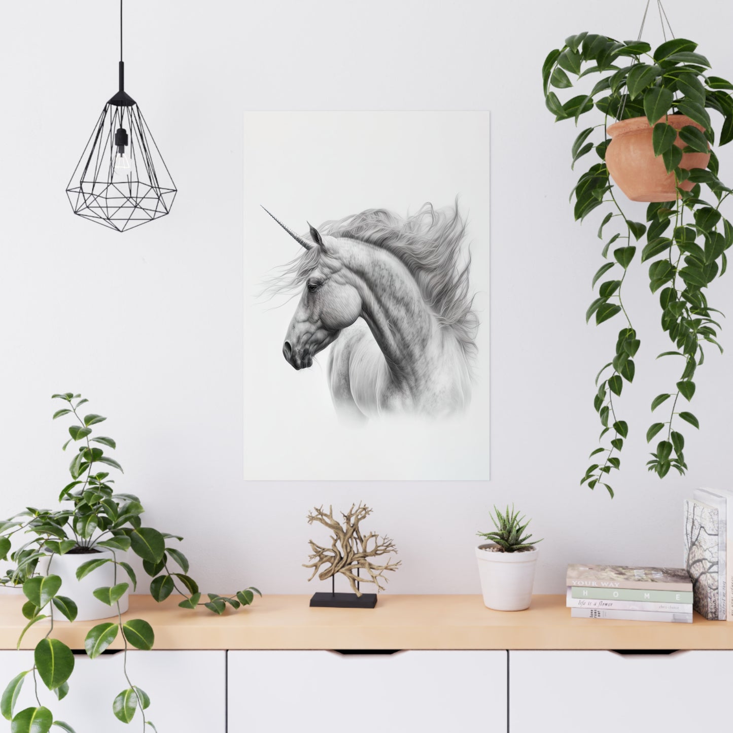 "Unicorn Sketch" Poster - Print