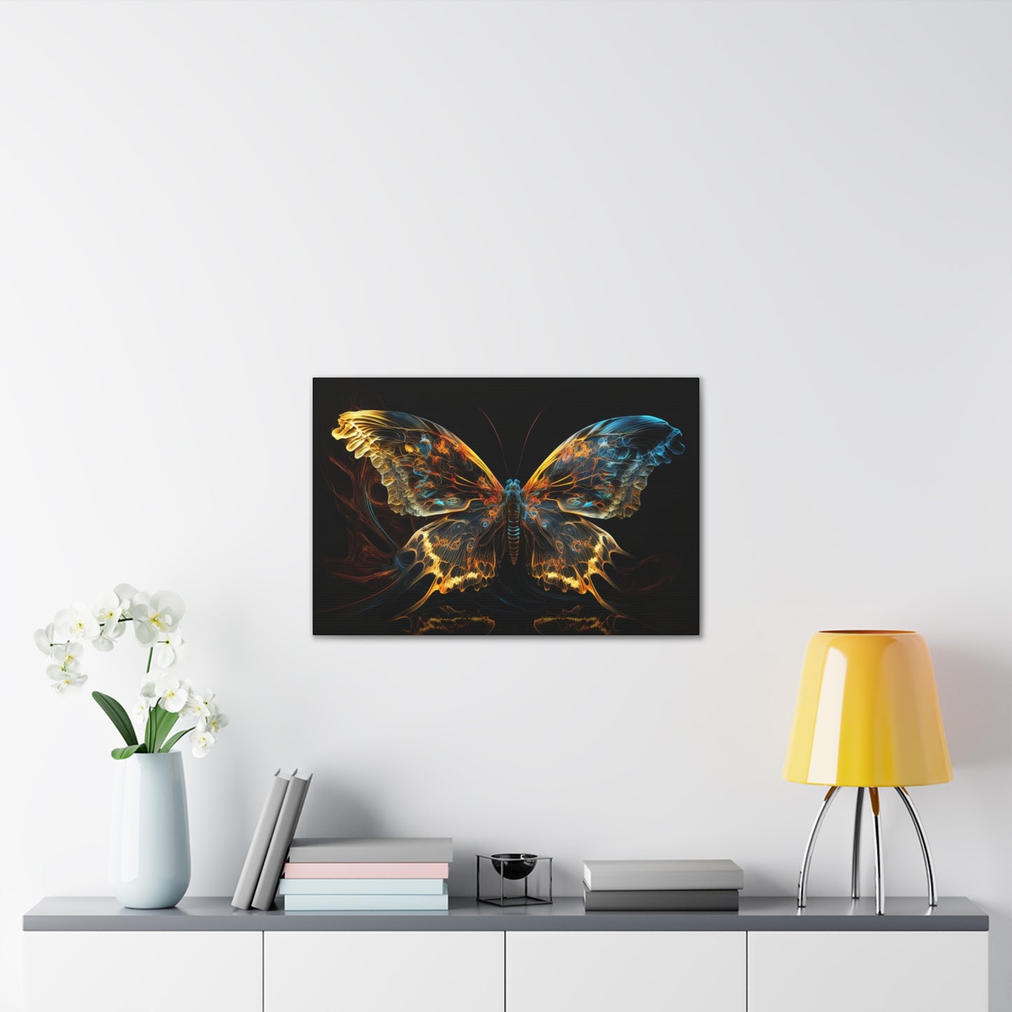 "Liquid light Butterfly"  Canvas Stretched, 0.75" - Print