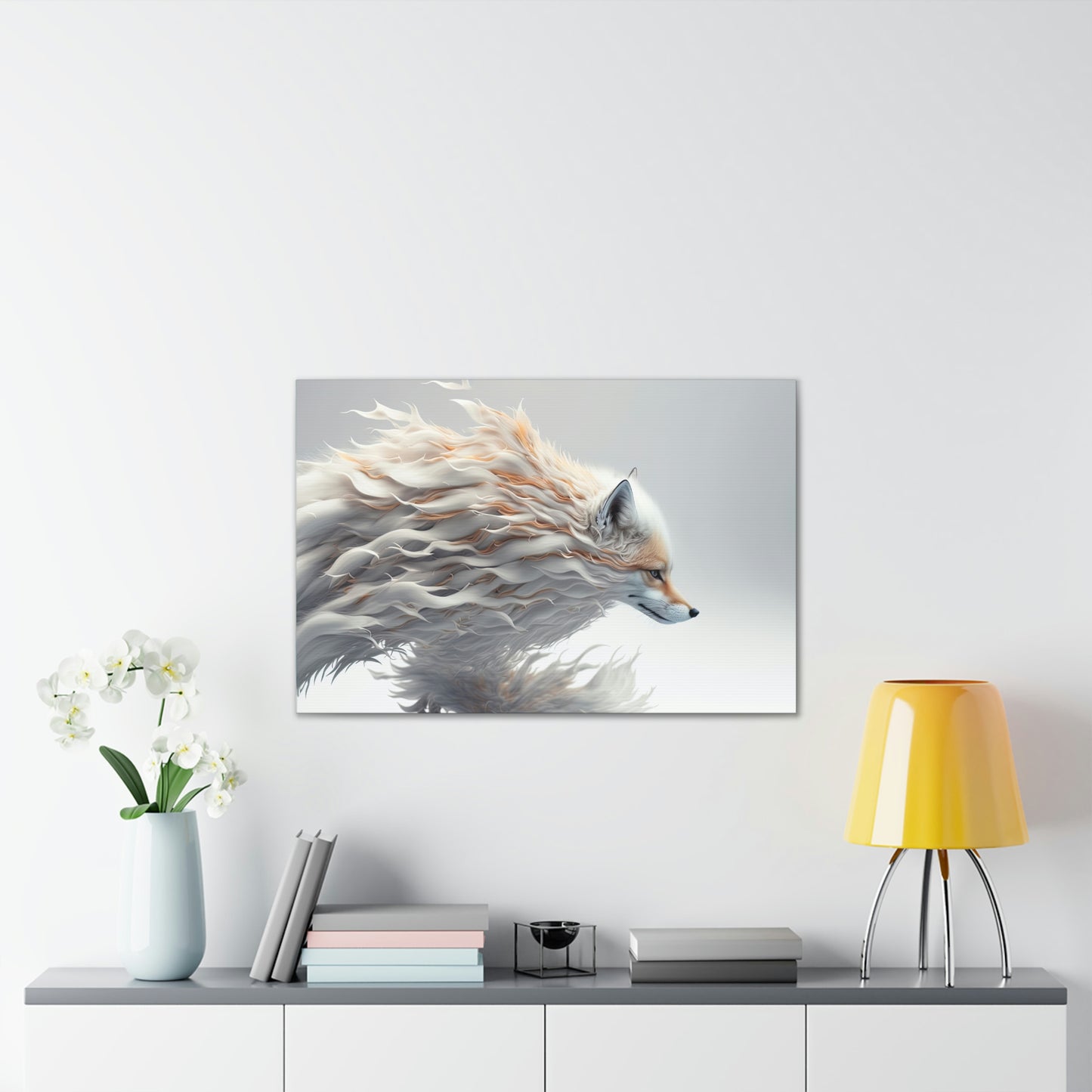 "Wind Element Fox" Canvas Stretched, 0.75" - Print