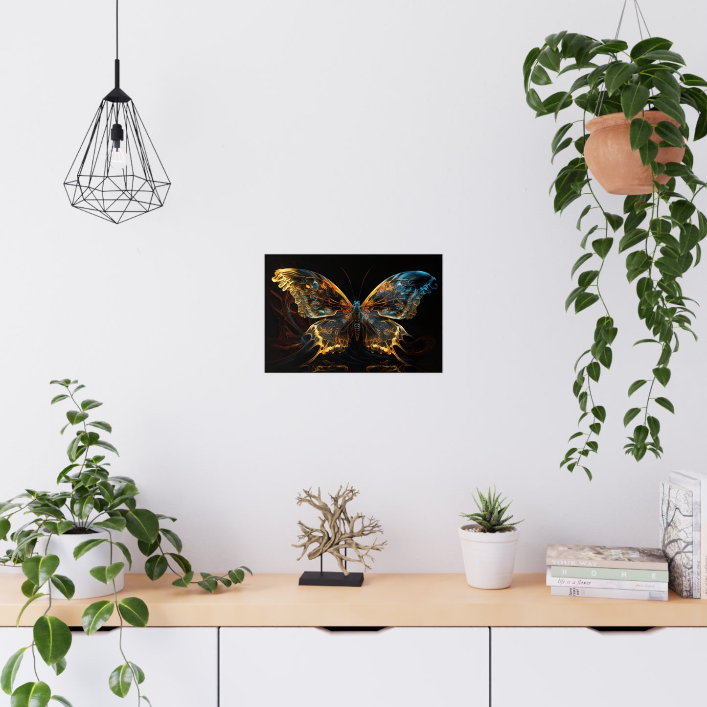 "Liquid Light Butterfly" Poster - Print