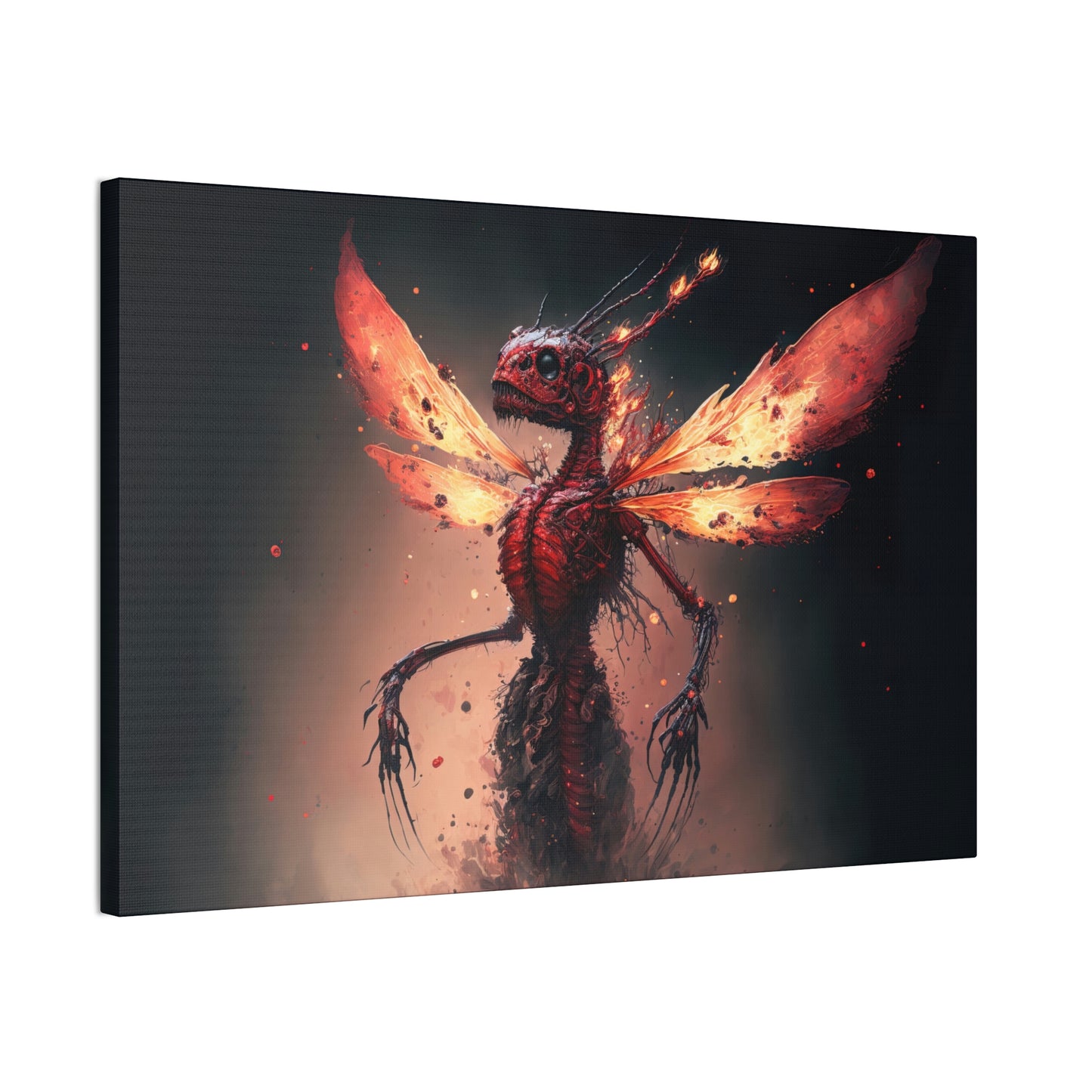 "Dragon Spryte Resurrection" Canvas Stretched, 0.75" - Print