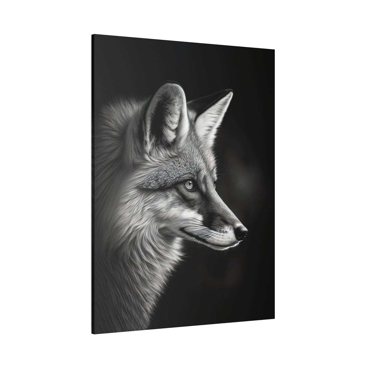 "OutFoxed" Canvas Stretched, 0.75" - Print